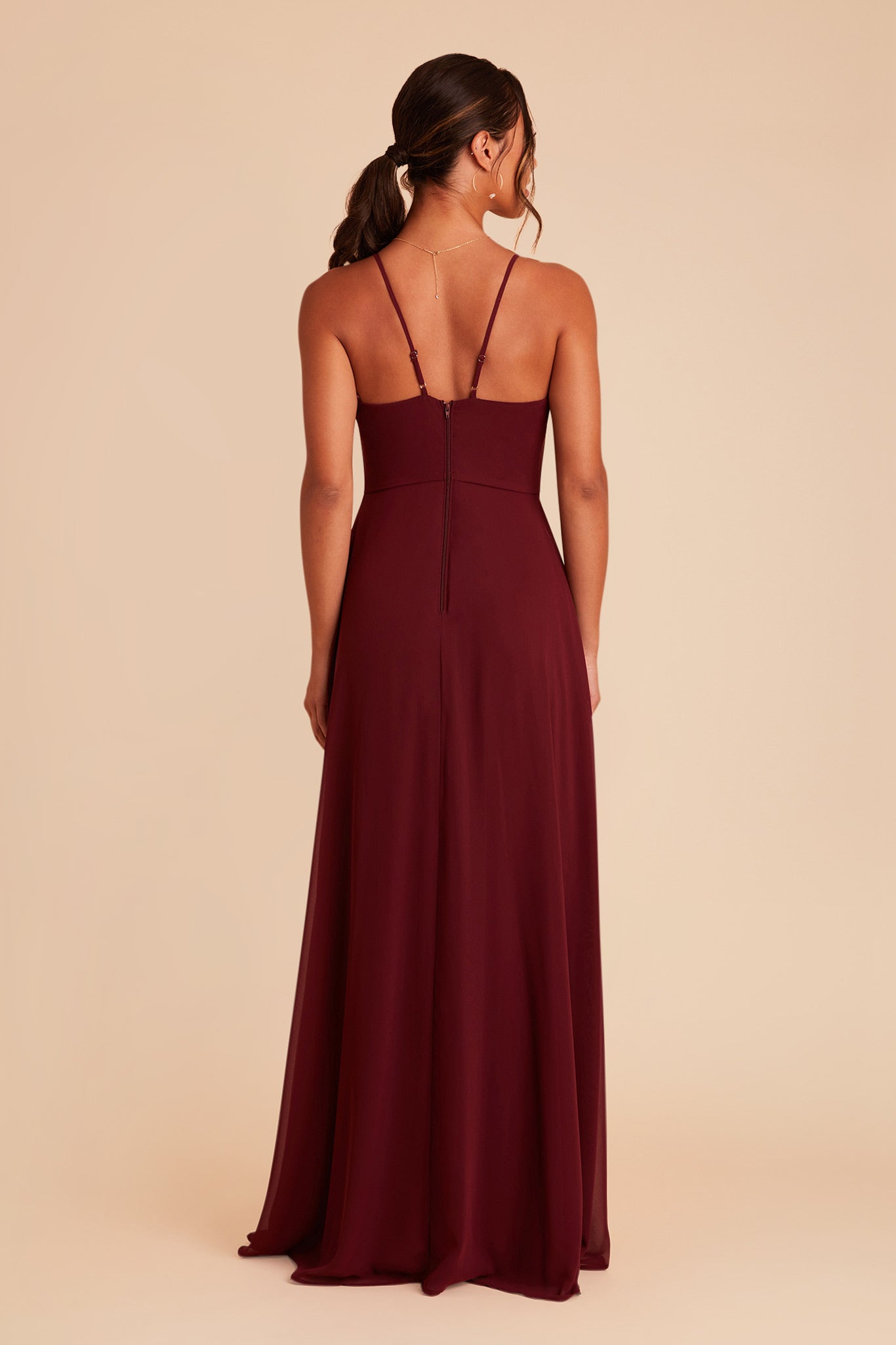 Cabernet Theresa Chiffon Dress by Birdy Grey