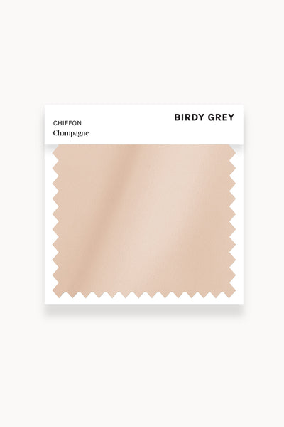 Chiffon Swatch in Champagne by Birdy Grey