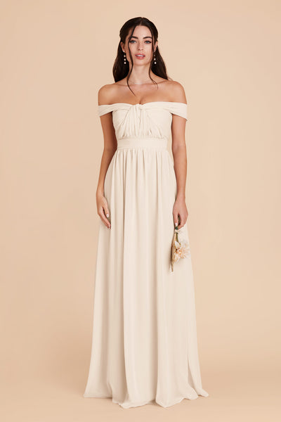 Champagne Grace Convertible Dress by Birdy Grey