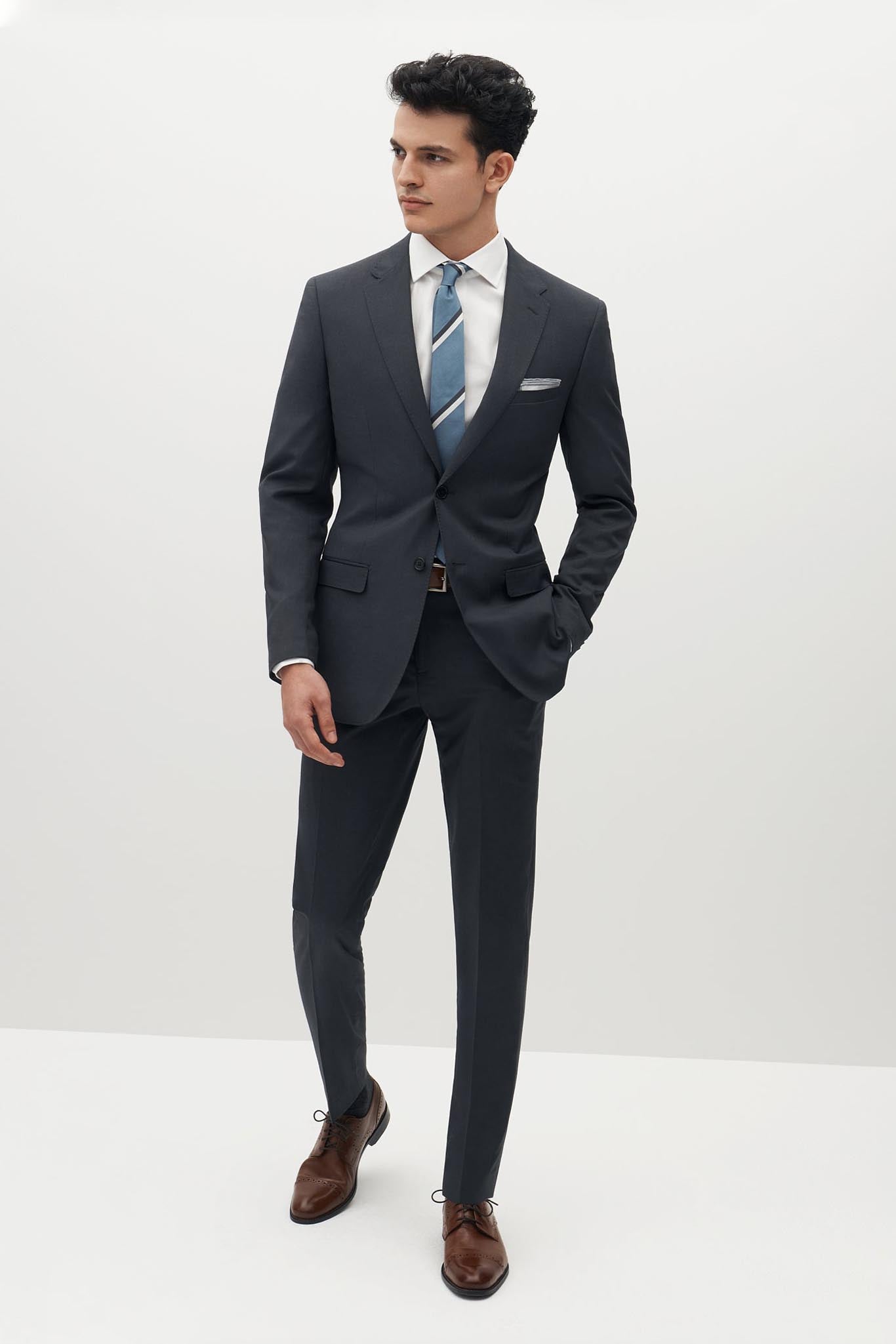 Charcoal store gray suit