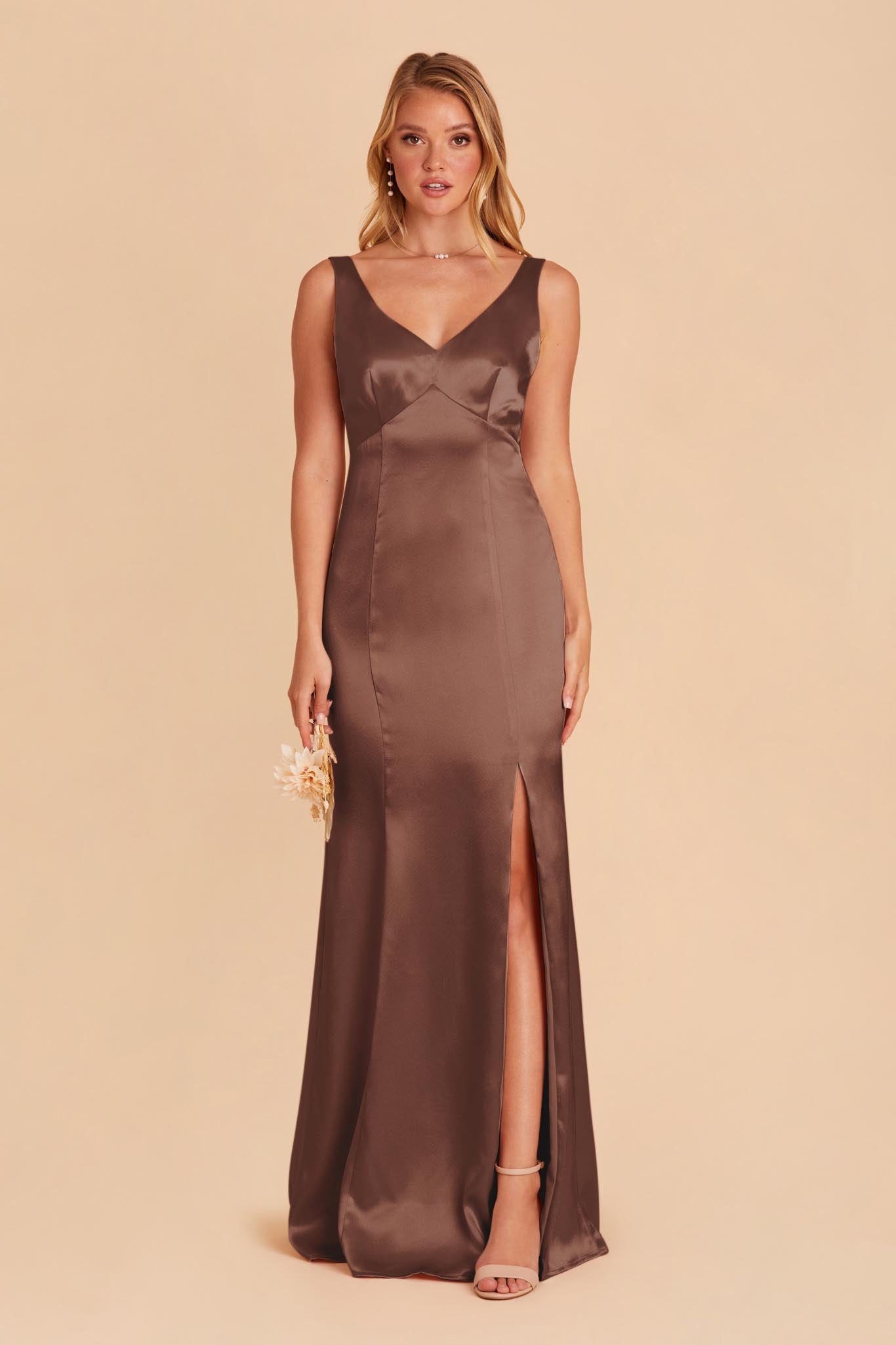 Chocolate Brown Bridesmaid Dresses