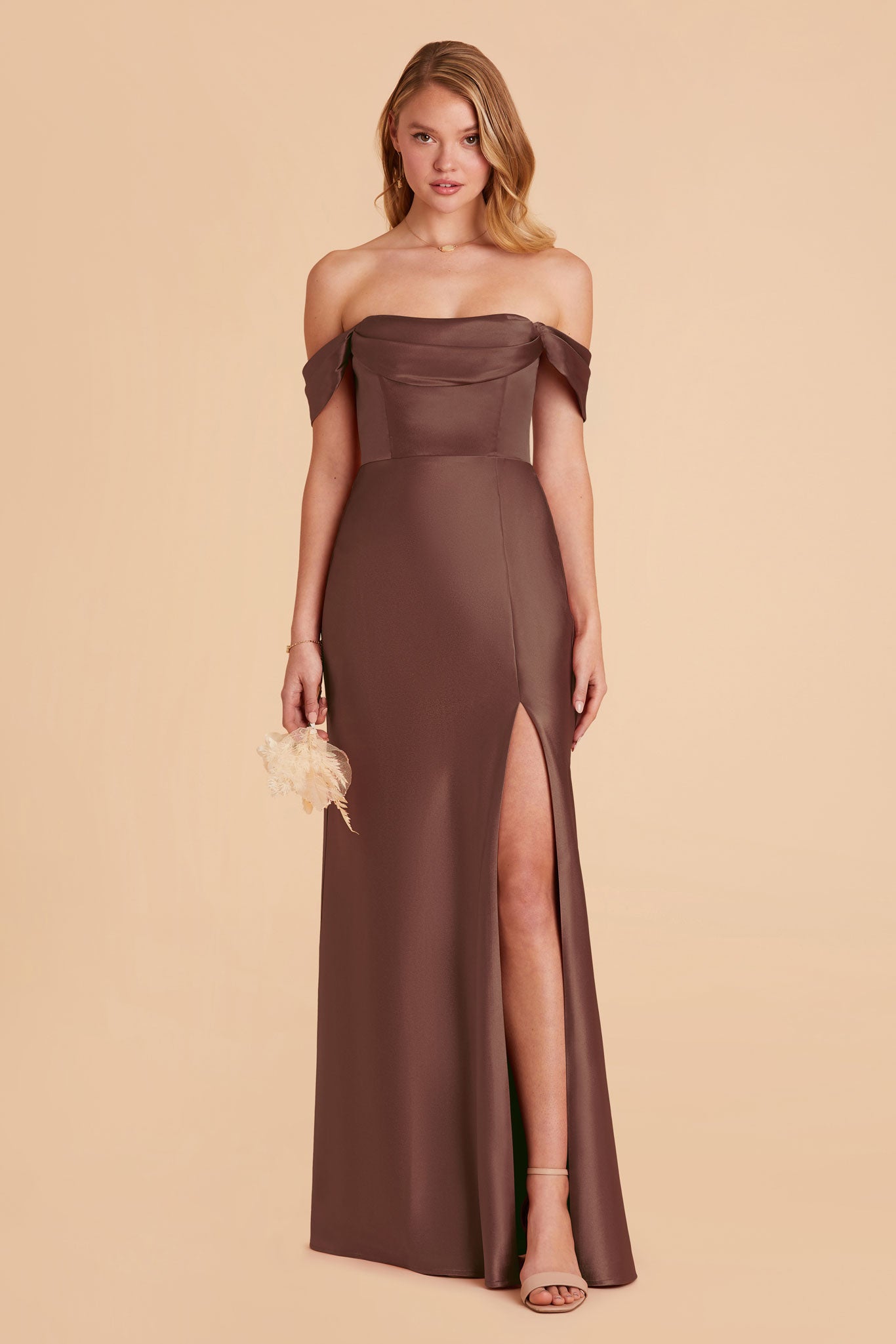 Chocolate Brown Bridesmaid Dress