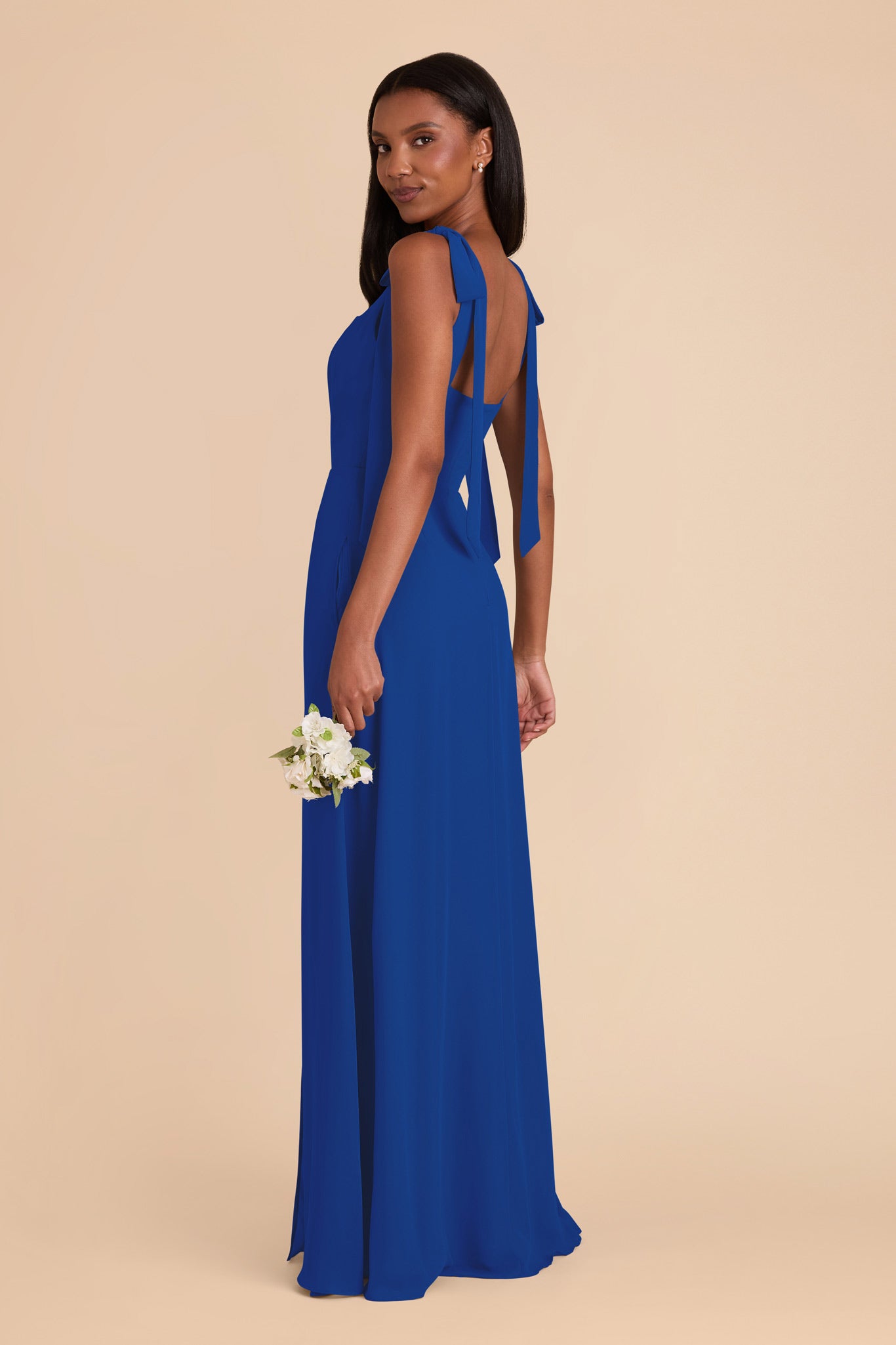 Cobalt Blue Alex Convertible Chiffon Dress by Birdy Grey