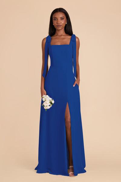 Cobalt Blue Alex Convertible Chiffon Dress by Birdy Grey