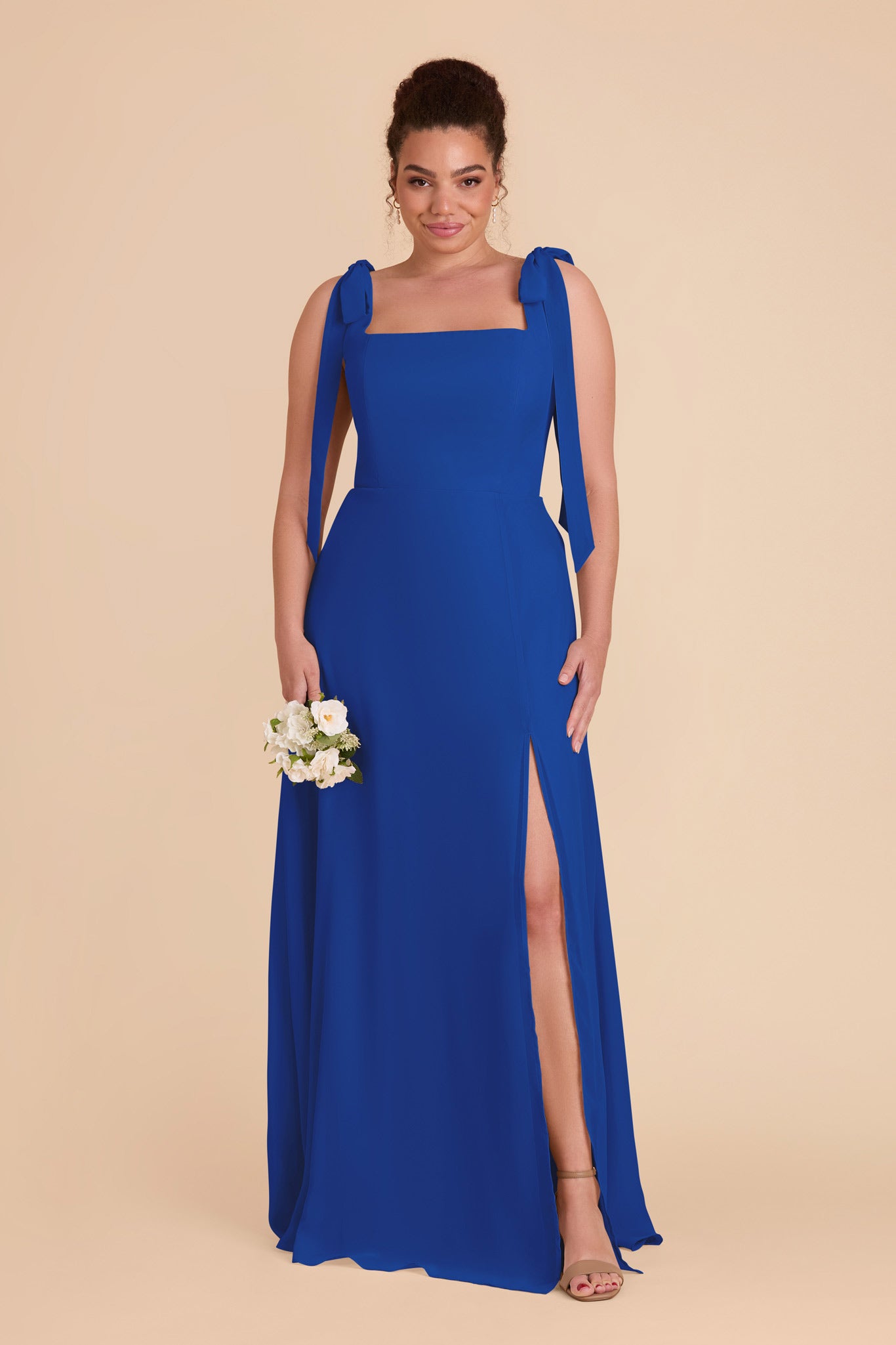 Cobalt Blue Alex Convertible Chiffon Dress by Birdy Grey