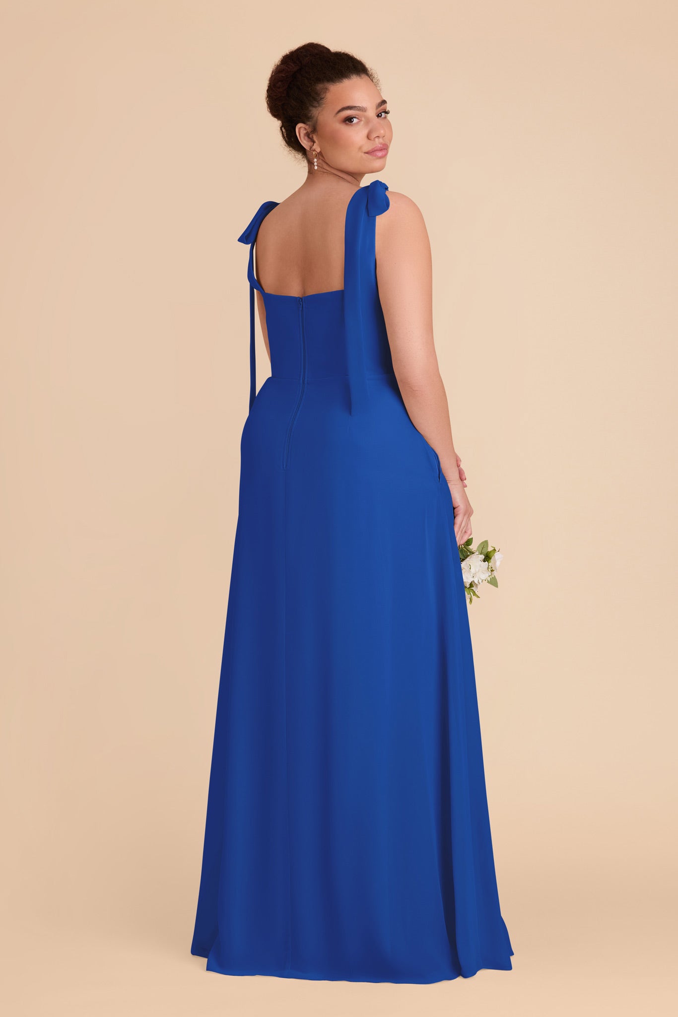 Cobalt Blue Alex Convertible Chiffon Dress by Birdy Grey