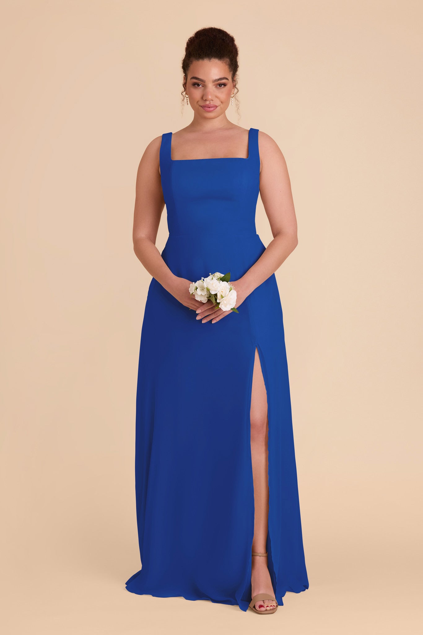 Cobalt Blue Alex Convertible Chiffon Dress by Birdy Grey