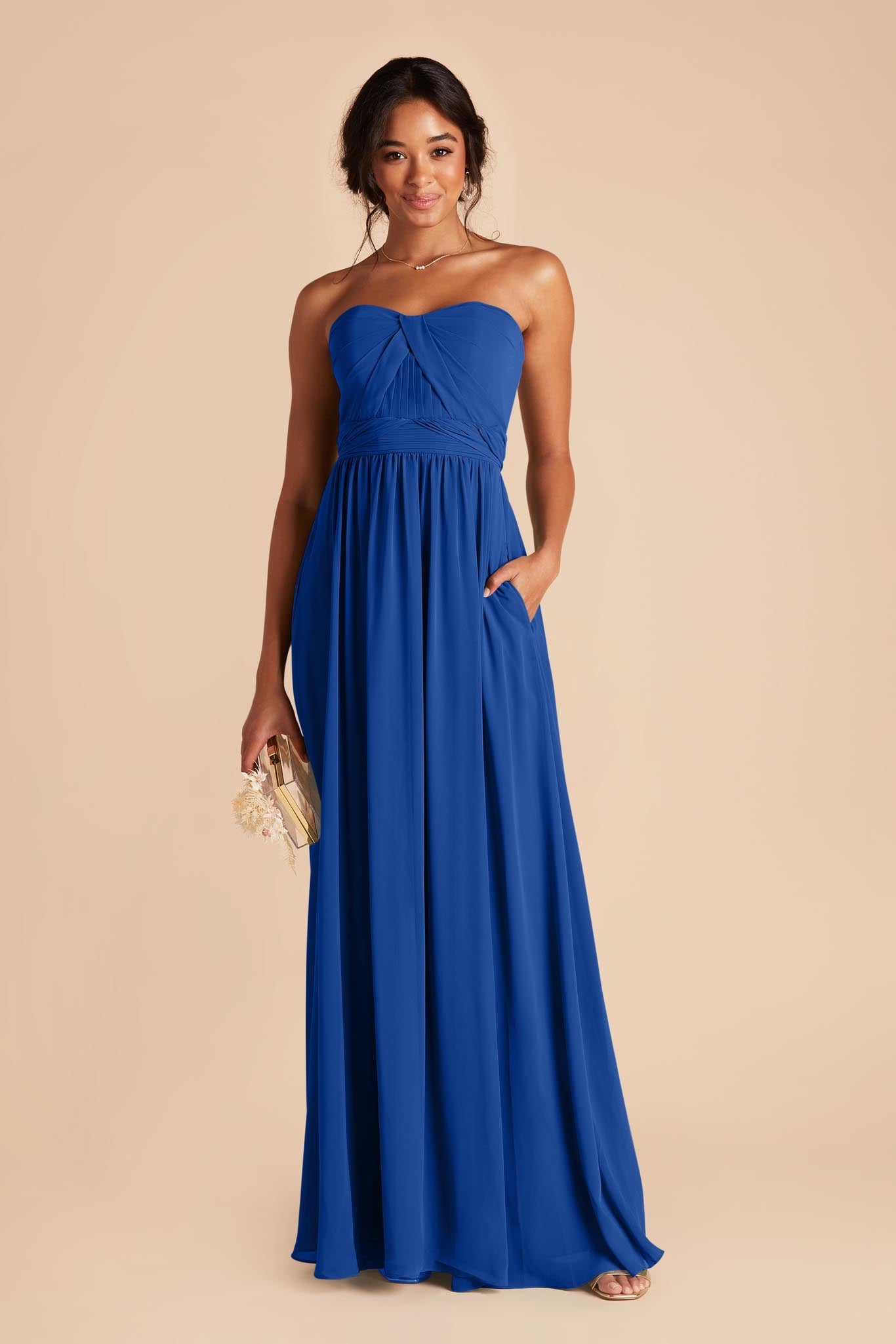 Cobalt Blue Grace Convertible Dress by Birdy Grey