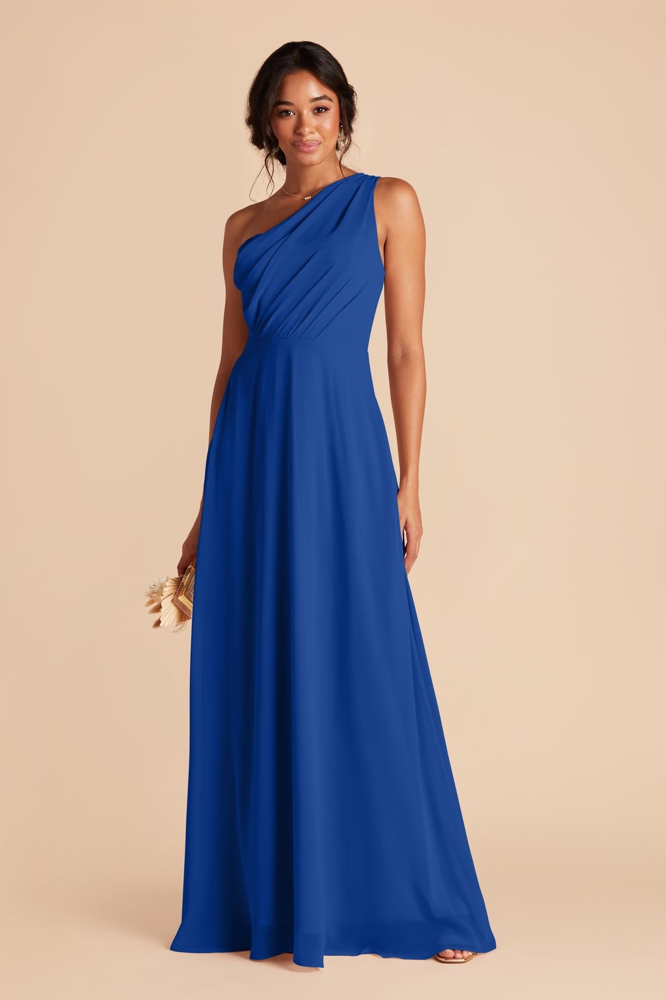 Cobalt Blue Kira Chiffon Dress by Birdy Grey