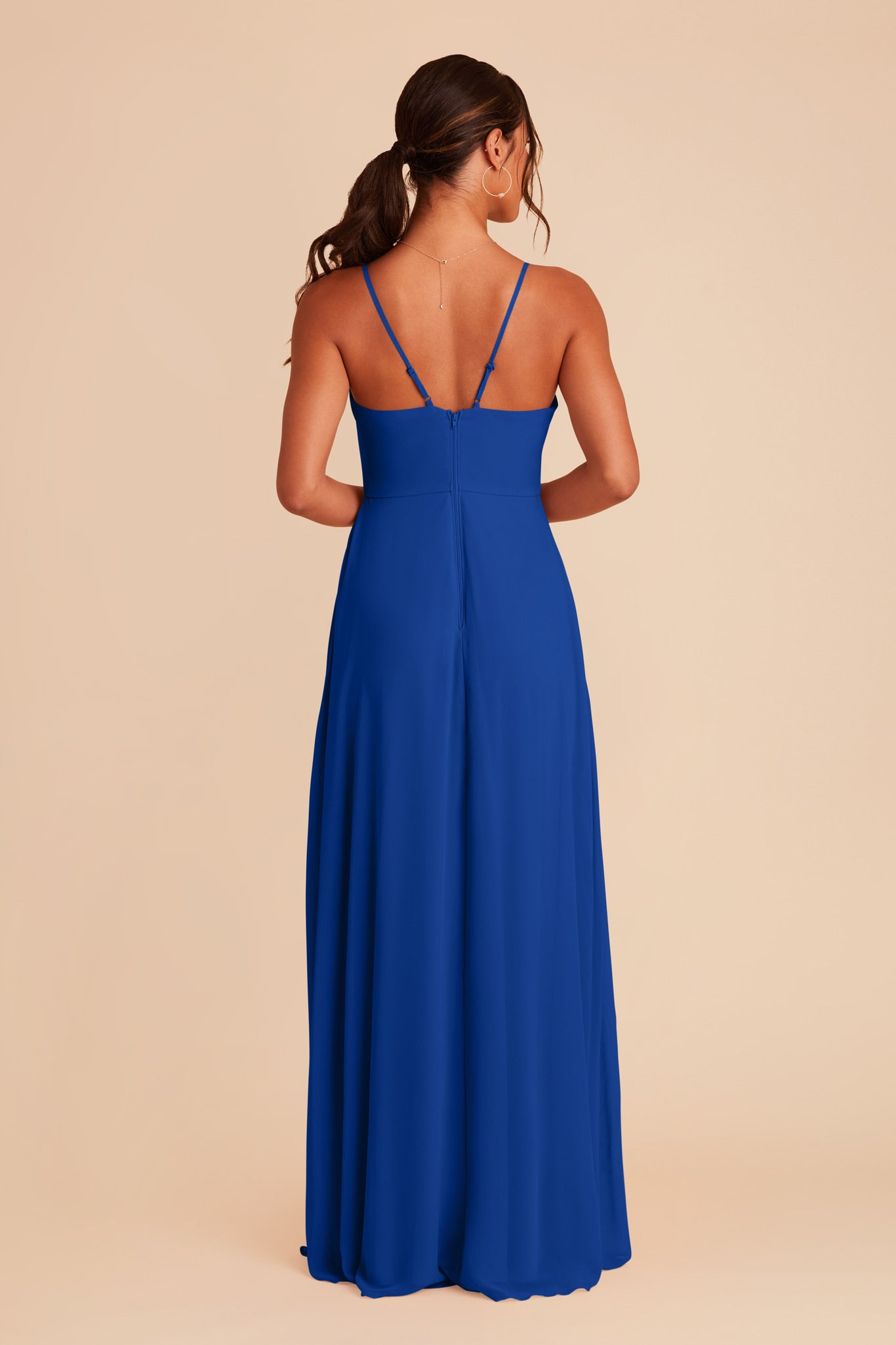 Cobalt Blue Theresa Chiffon Dress by Birdy Grey