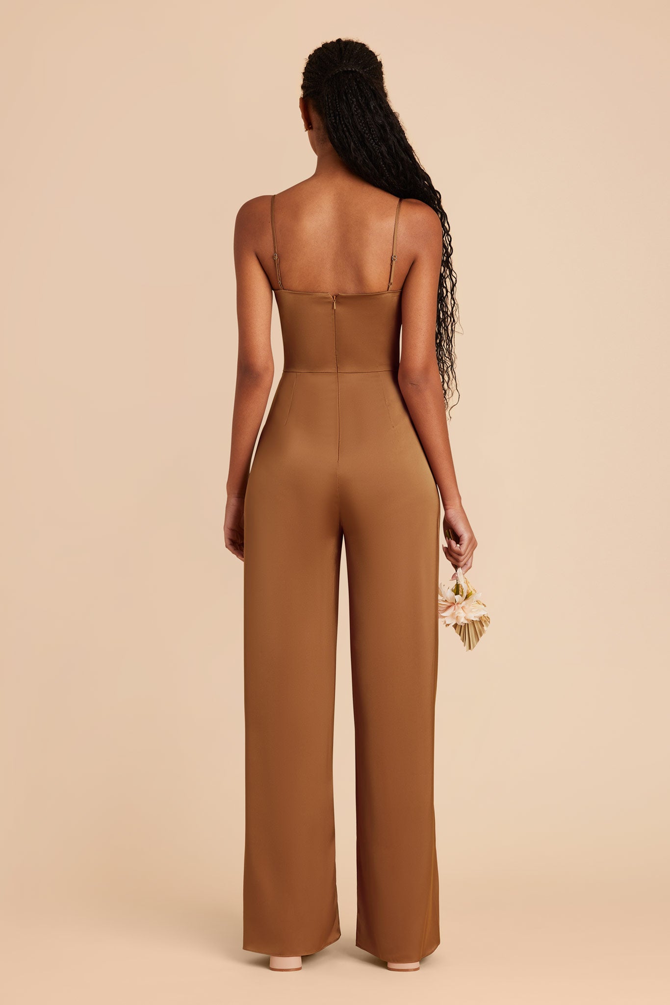 Copper Donna Matte Satin Dress by Birdy Grey