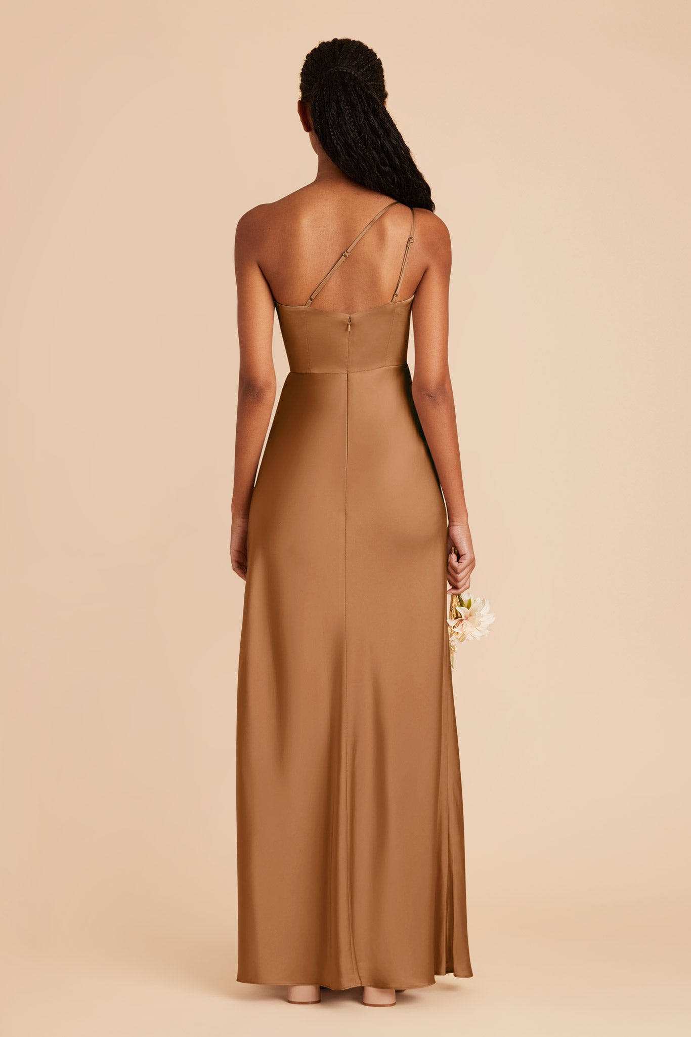 Copper Kensie Matte Satin Dress by Birdy Grey 