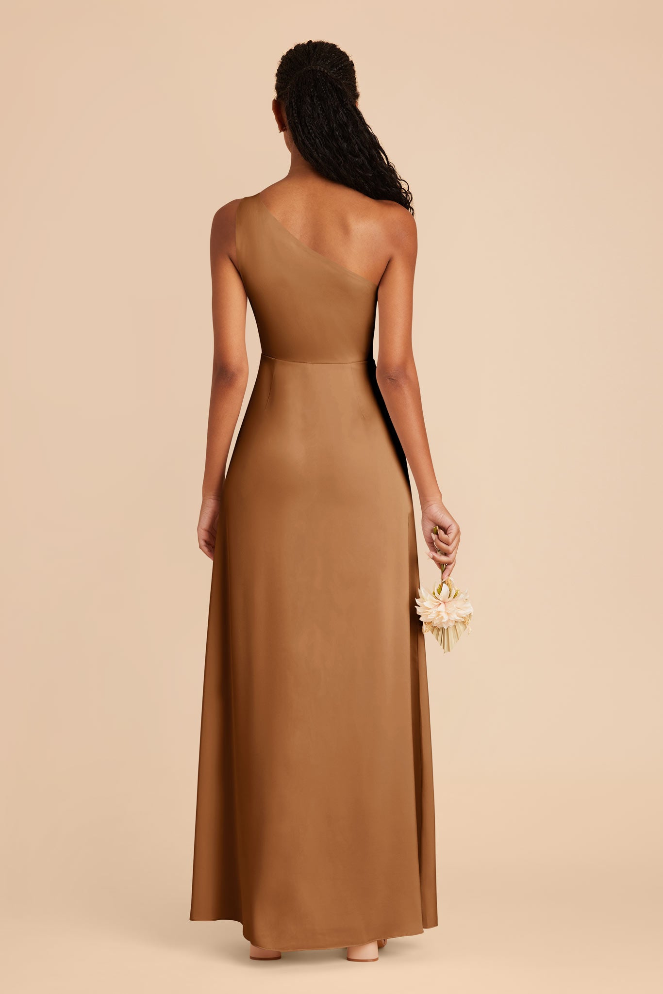 Copper Kira Matte Satin Dress by Birdy Grey