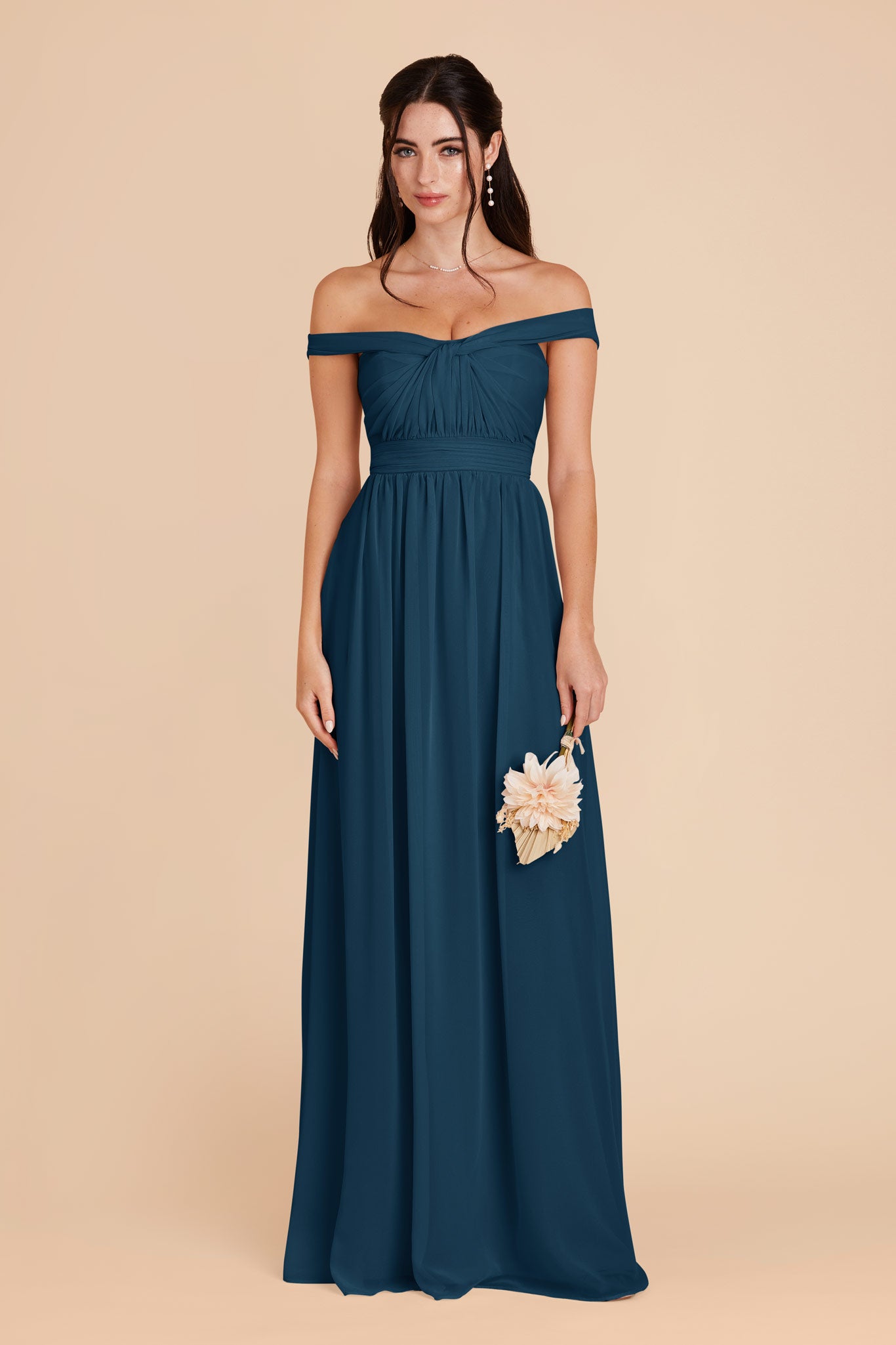 Dark Teal Grace Convertible Dress by Birdy Grey