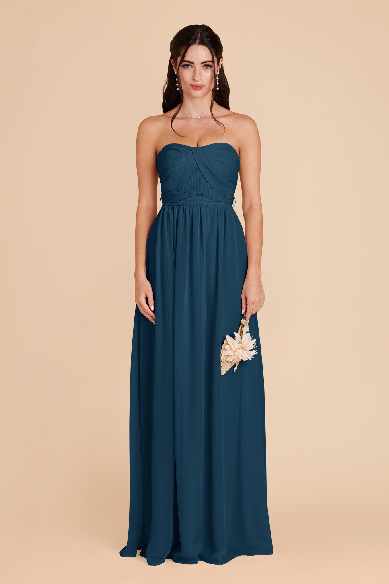 Dark Teal Grace Convertible Dress by Birdy Grey