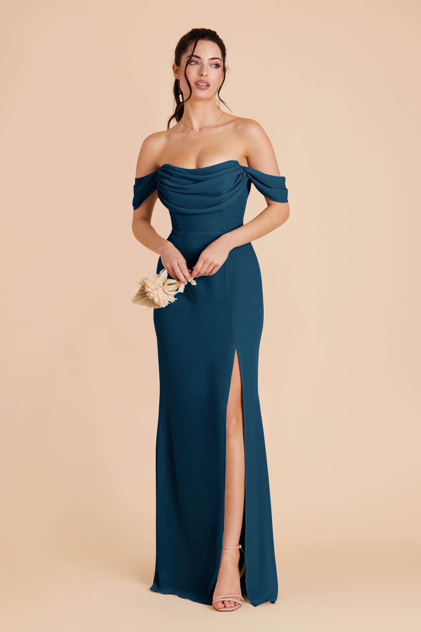 Dark Teal Mira Convertible Dress by Birdy Grey