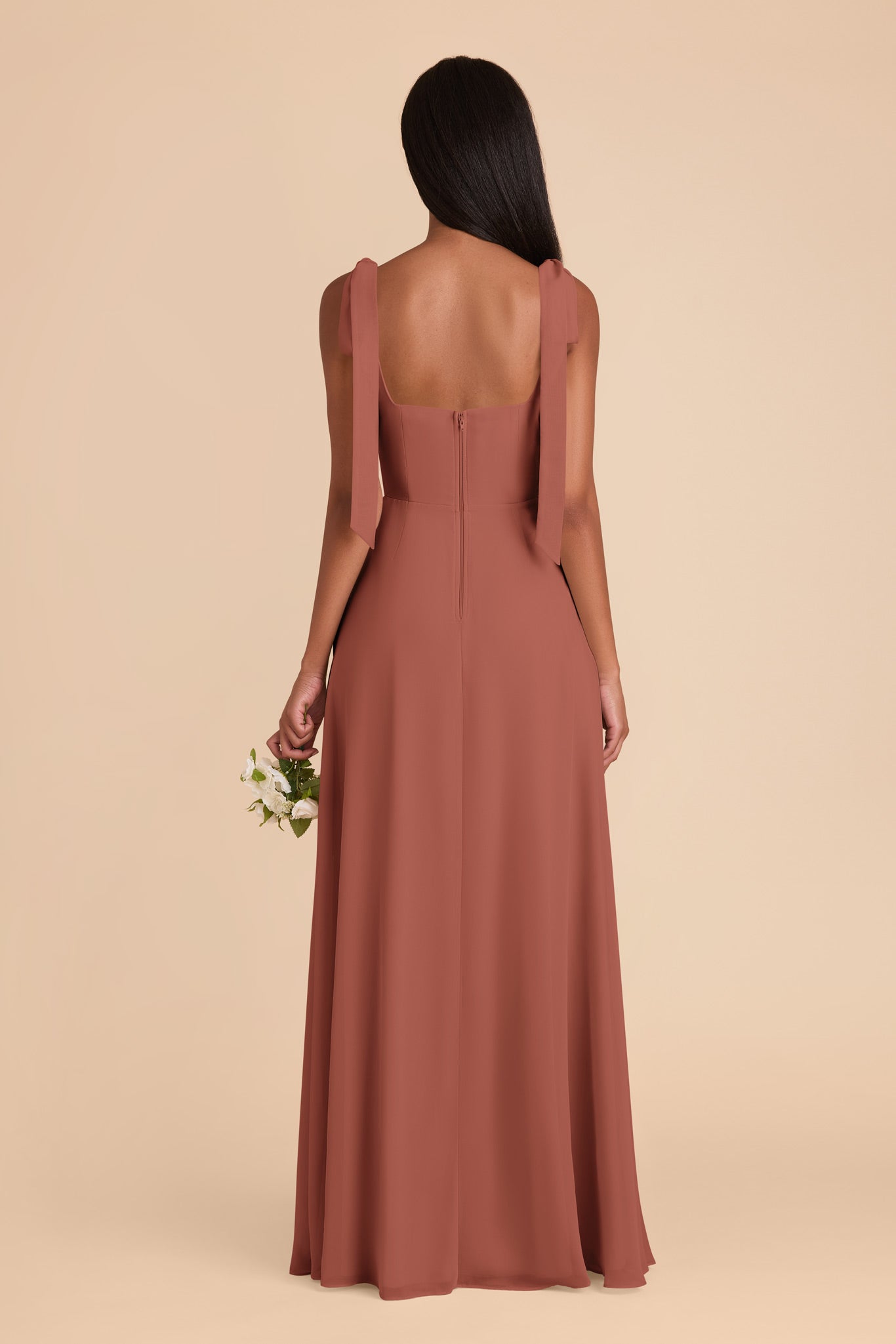 Alex Desert Rose Convertible Dress Chiffon by Birdy Grey