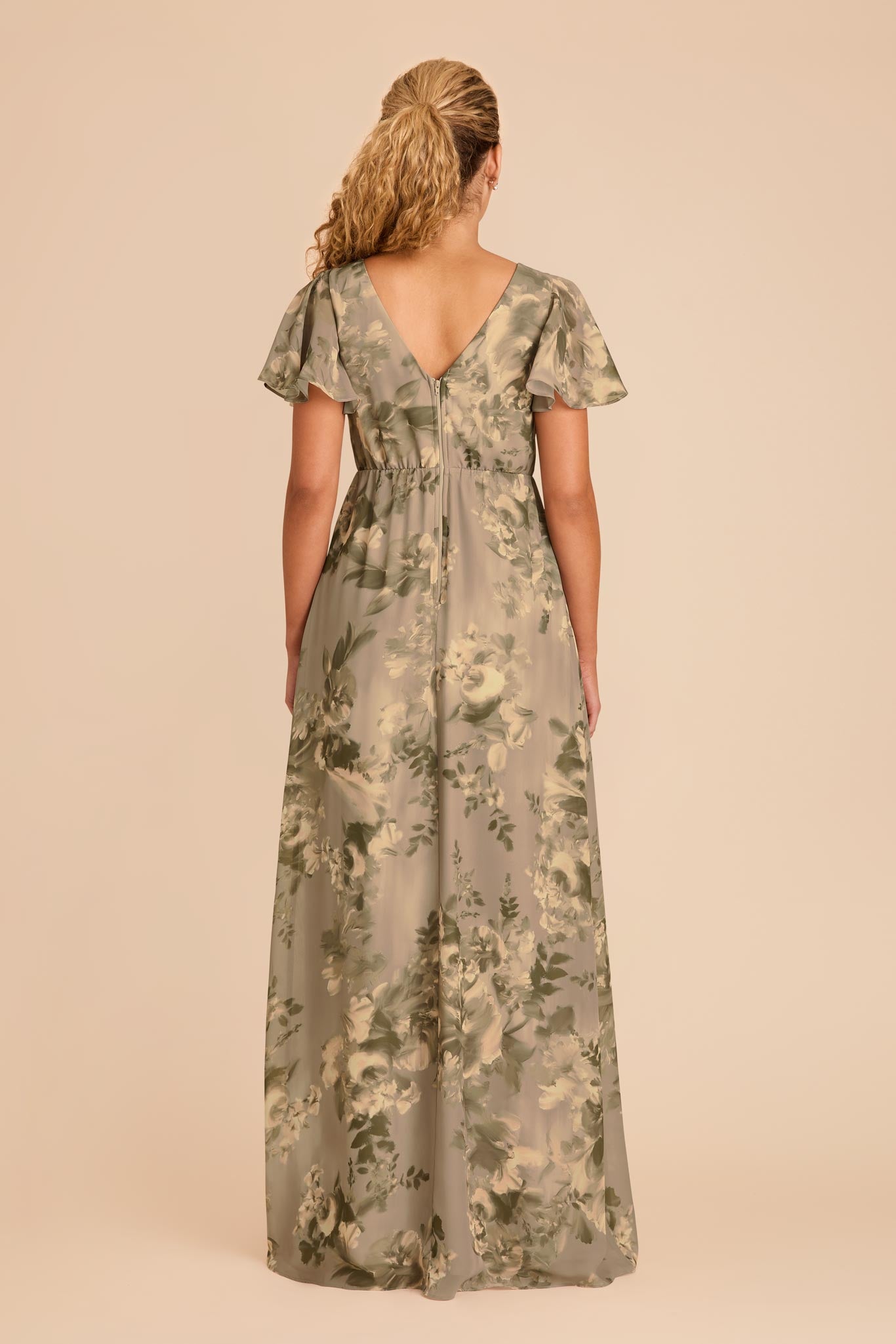 Doe Painted Botanics Hannah Empire Dress by Birdy Grey