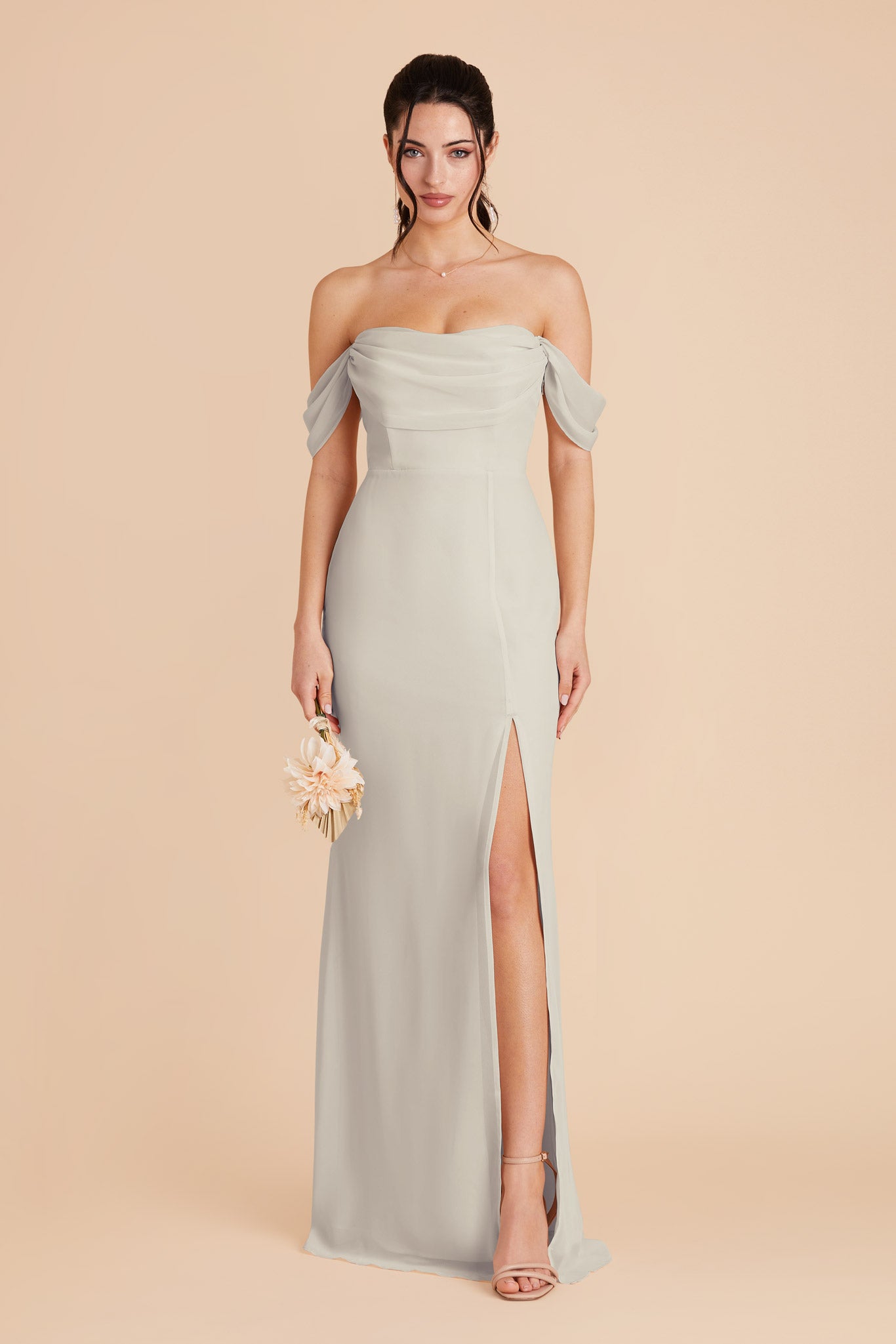 Dove Gray Mira Convertible Dress by Birdy Grey