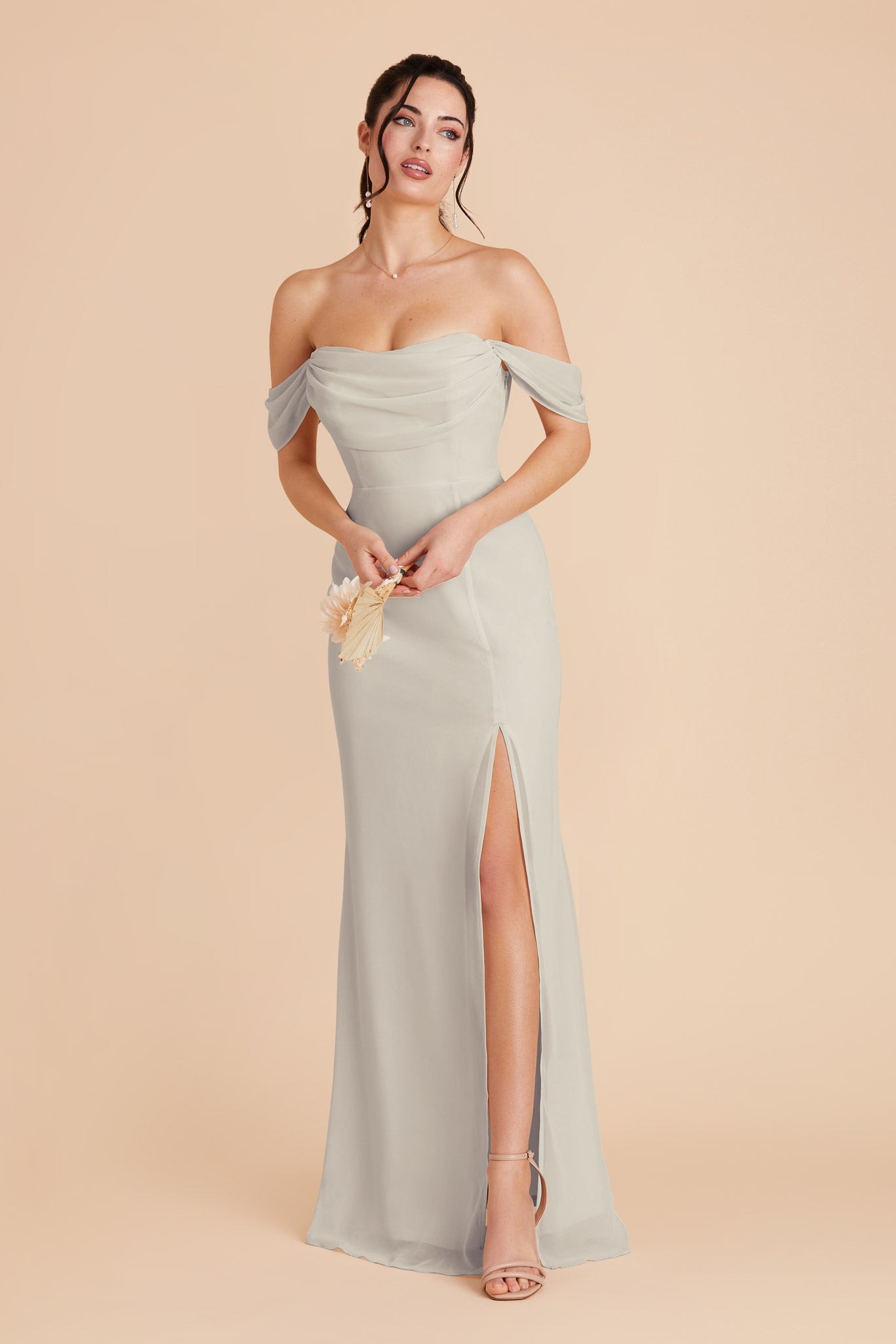 Dove Gray Mira Convertible Dress by Birdy Grey