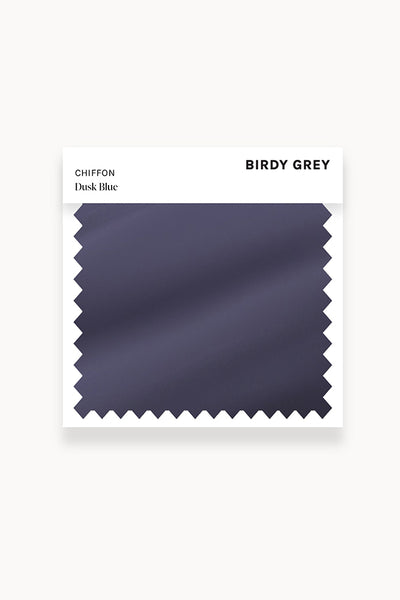 Dusk Blue Chiffon Swatch by Birdy Grey