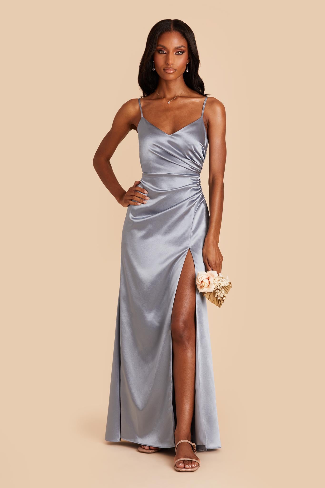 Silver Gray Infinity Bridesmaid Dress in + 36 Colors