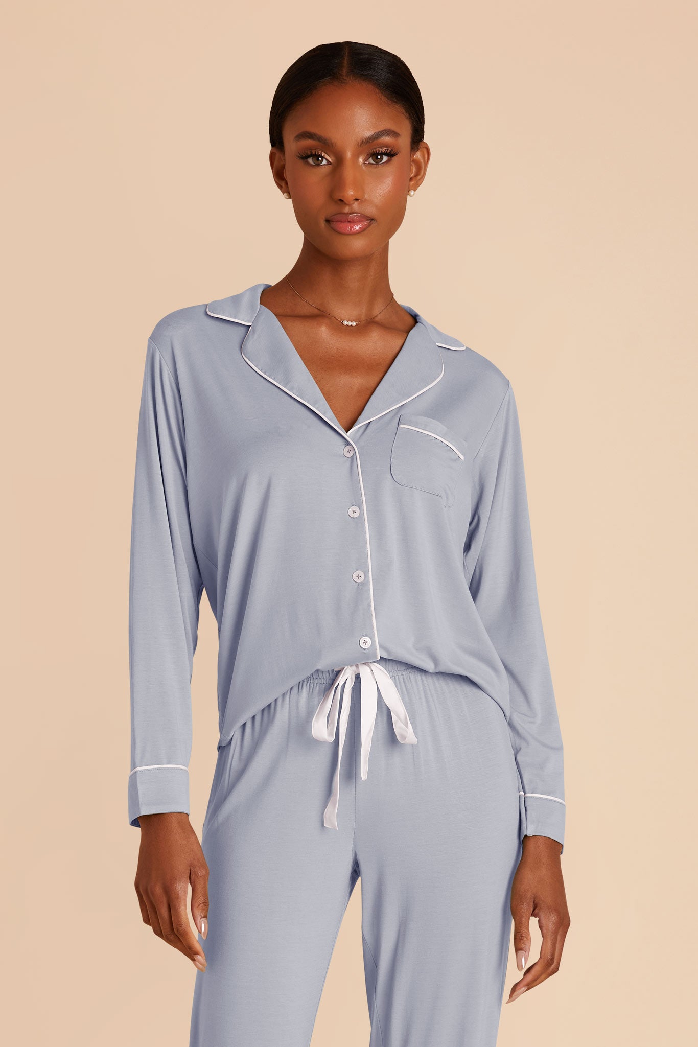 Dusty blue pajamas hotsell