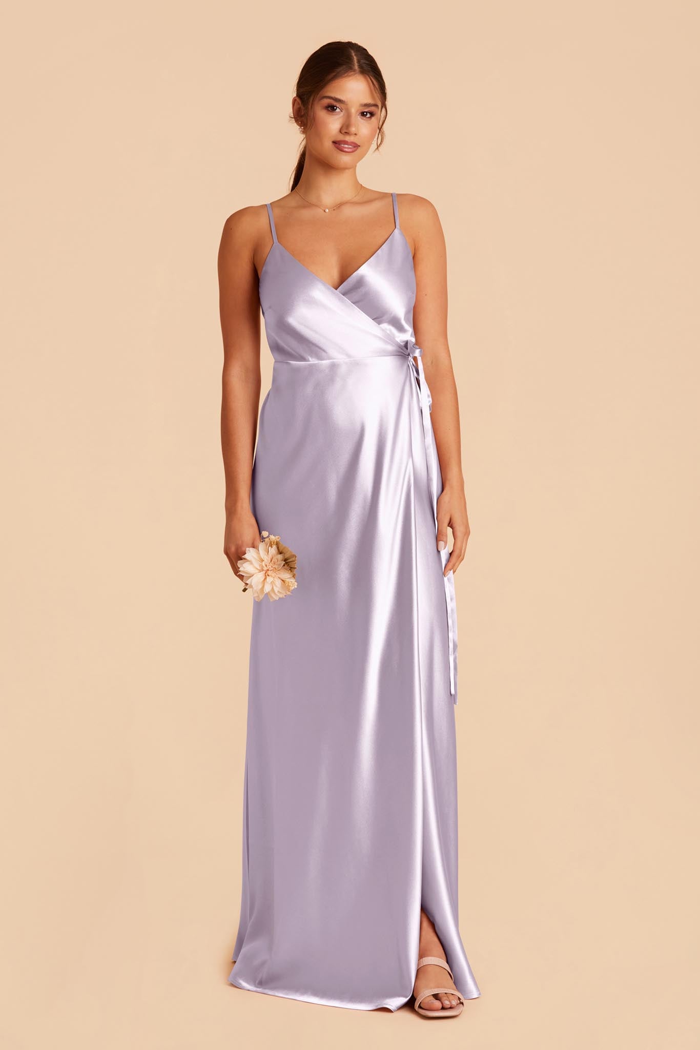 Purple Satin Bridesmaid Dresses