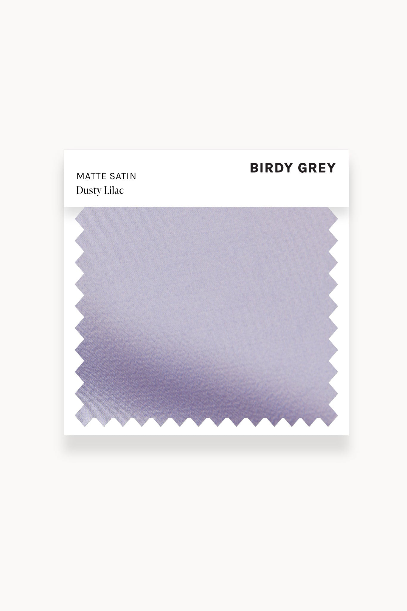 Dusty Lilac Matte Satin Swatch by Birdy Grey