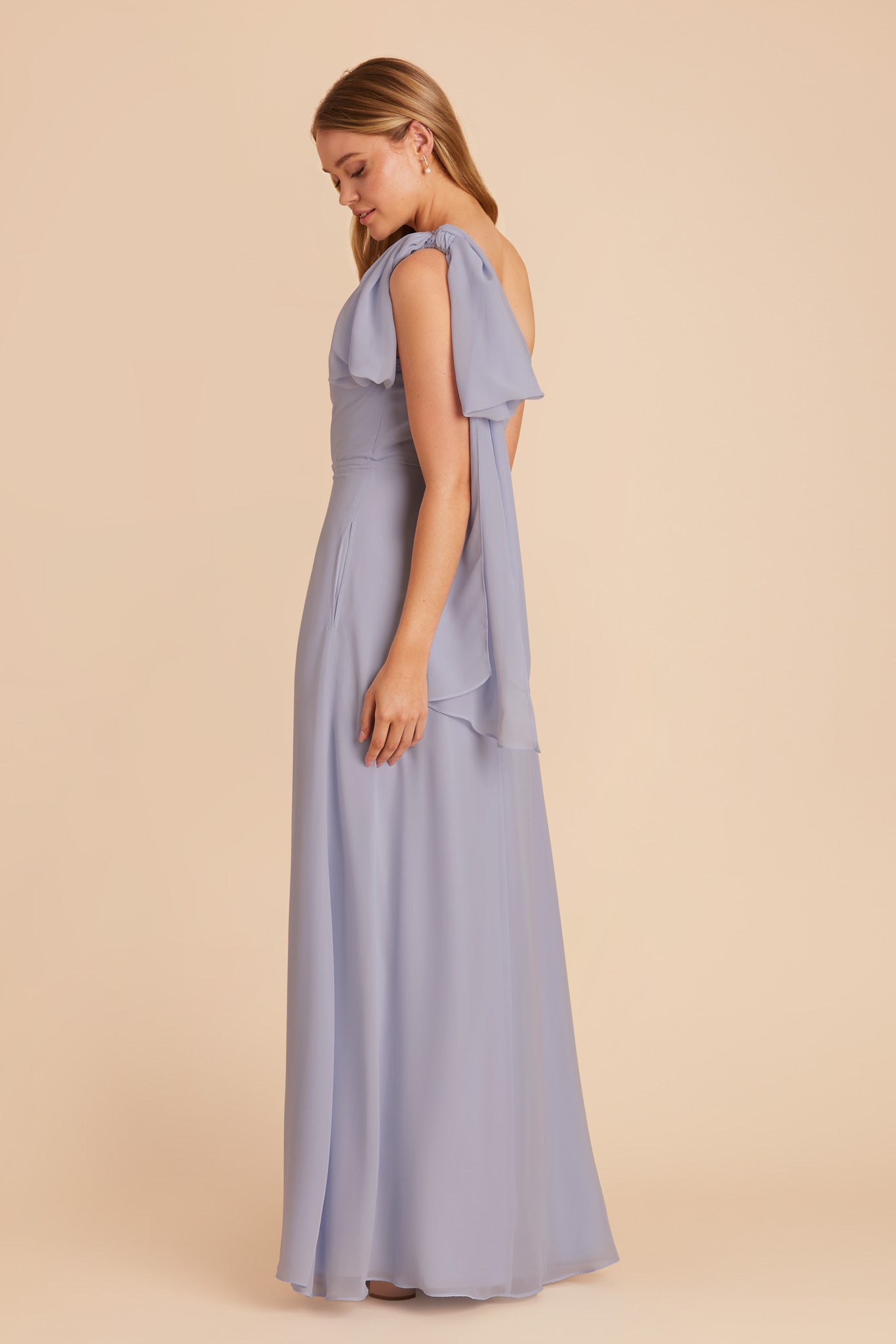 Dusty Lilac Melissa Chiffon Dress by Birdy Grey