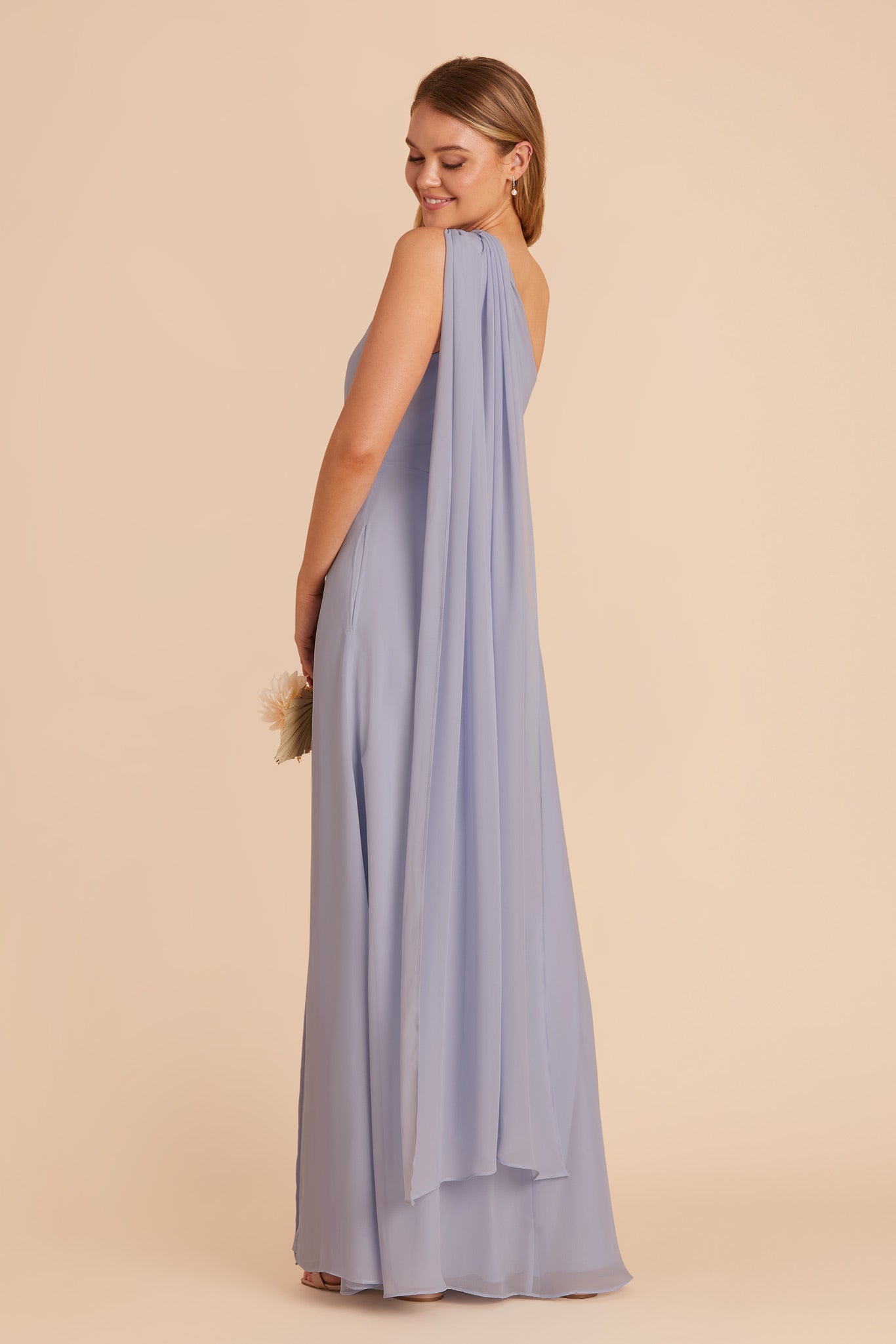 Dusty Lilac Melissa Chiffon Dress by Birdy Grey