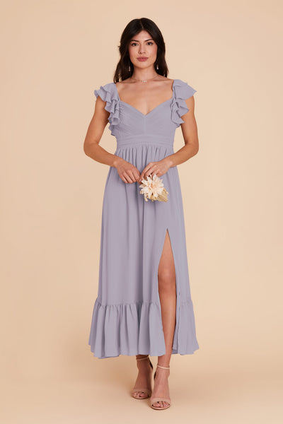 Dusty Lilac Michelle Chiffon Dress by Birdy Grey