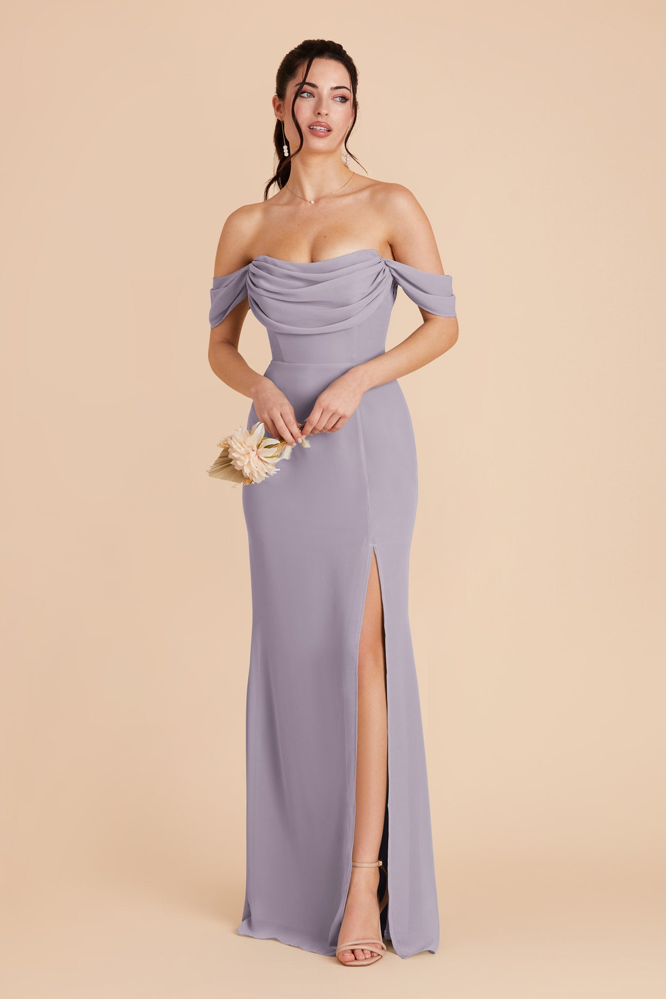 Dusty Lilac Mira Convertible Dress by Birdy Grey