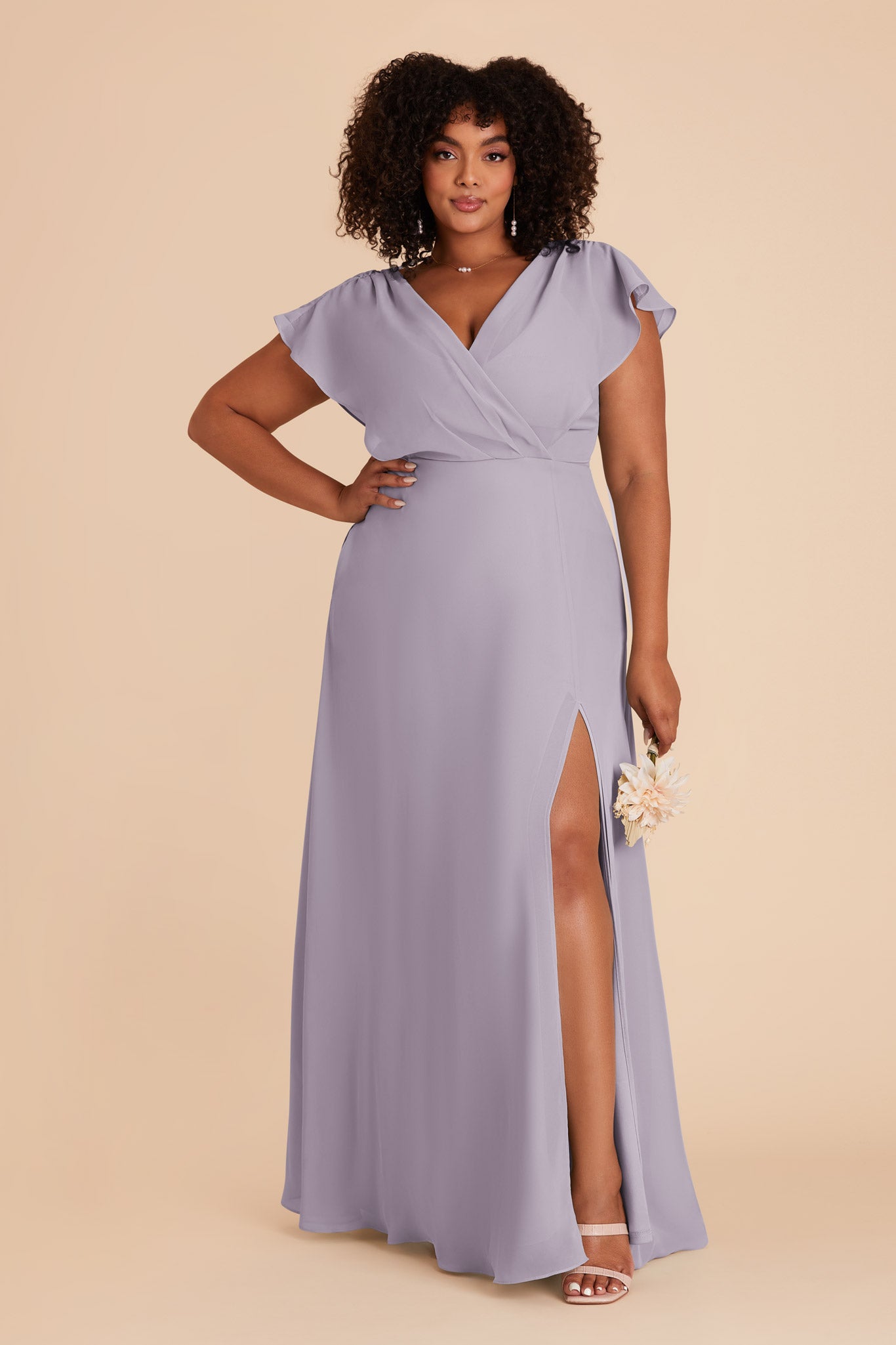 Lilac Chiffon Dress