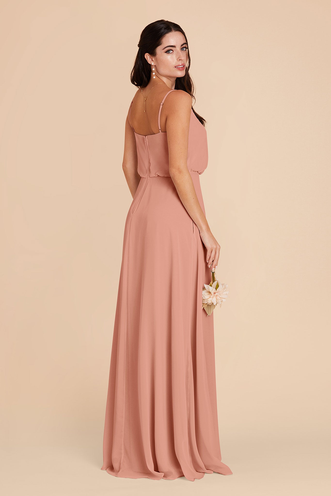 Dusty Rose Gwennie Dress by Birdy Grey