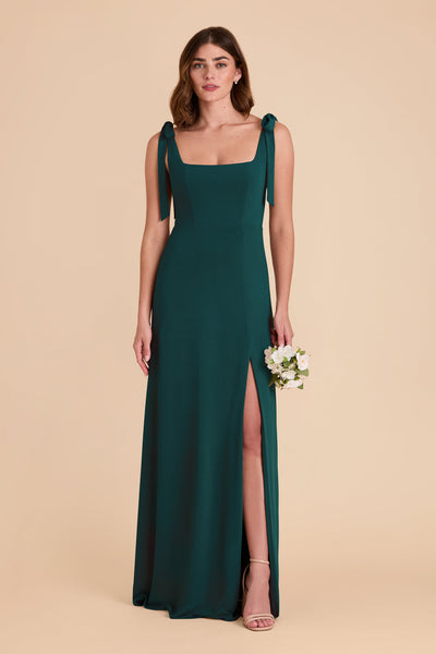 Emerald Alex Convertible Luxe Knit Dress by Birdy Grey