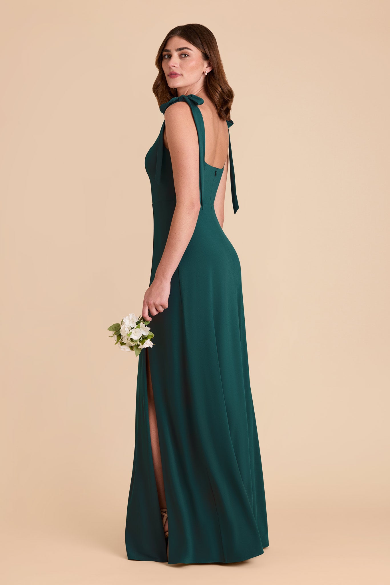 Emerald Alex Convertible Luxe Knit Dress by Birdy Grey