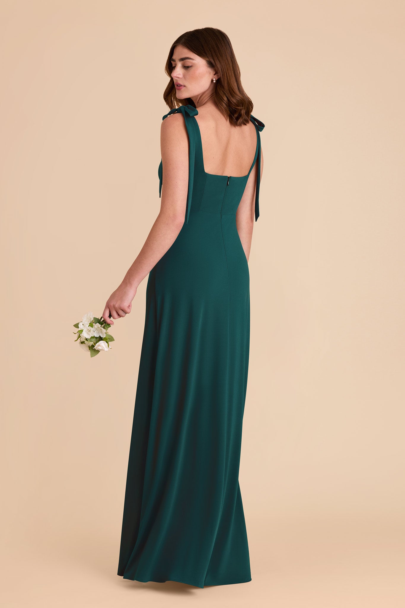 Emerald Alex Convertible Luxe Knit Dress by Birdy Grey