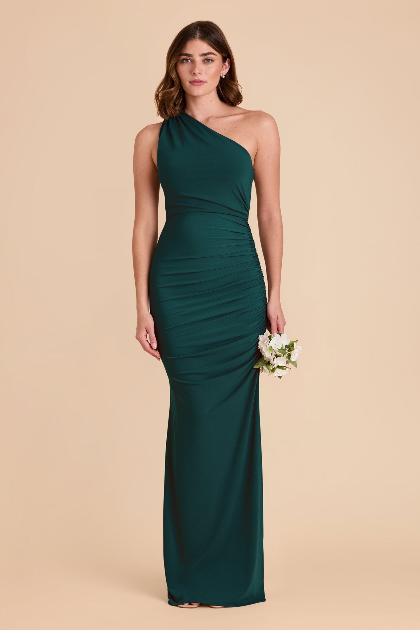 Emerald Claudia Luxe Knit Dress by Birdy Grey