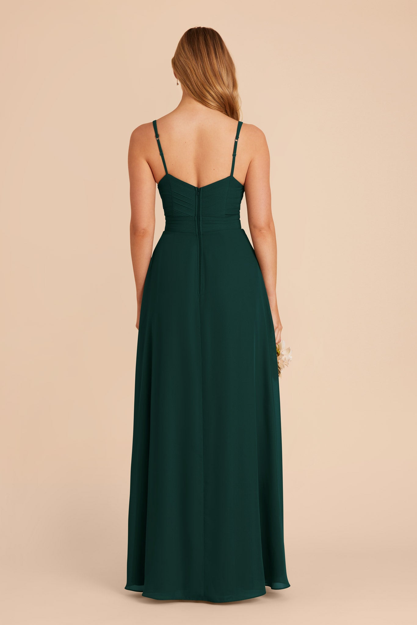 Emerald Deborah Chiffon Dress by Birdy Grey