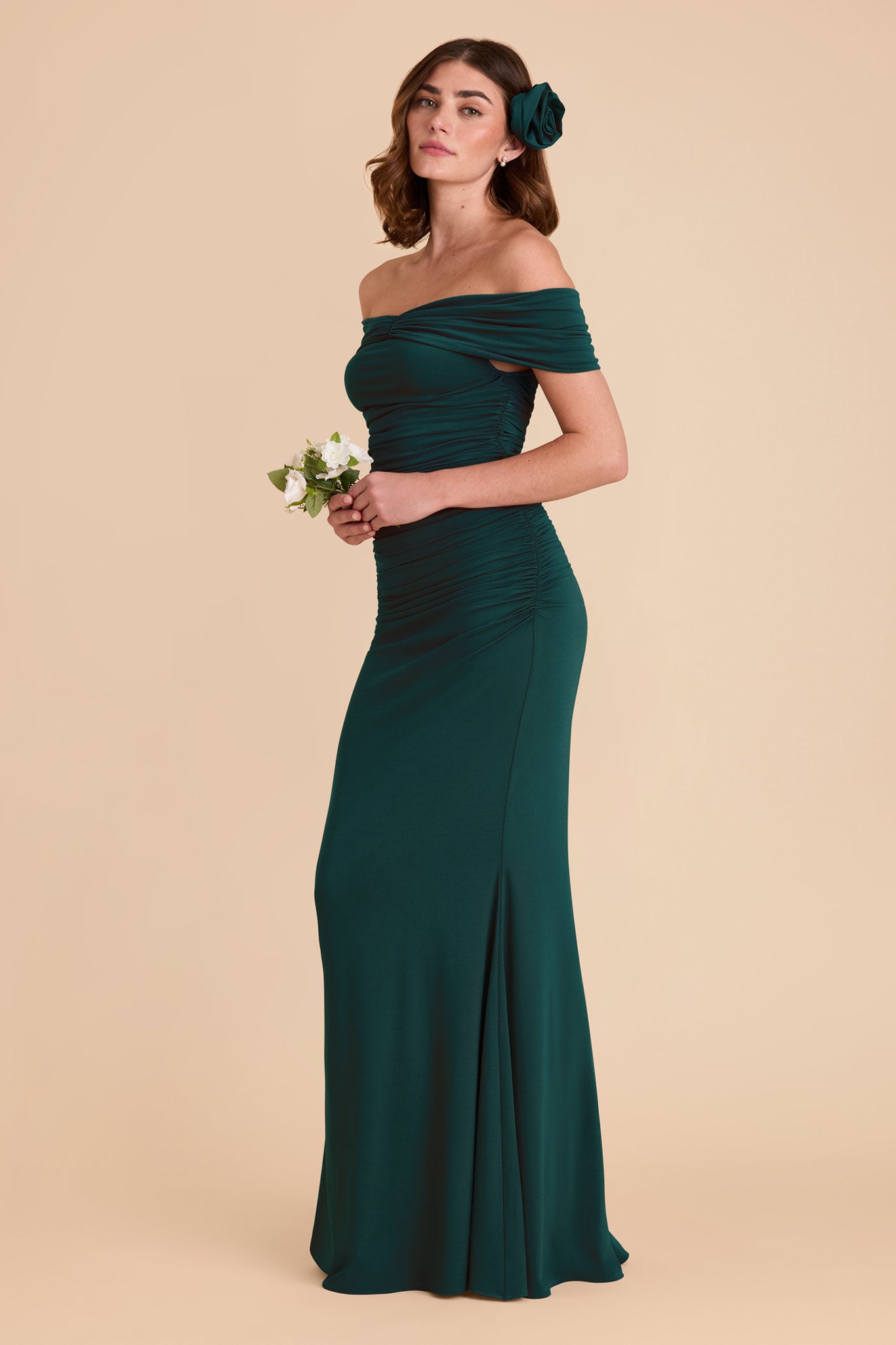 Emerald Denise Luxe Knit Dress by Birdy Grey