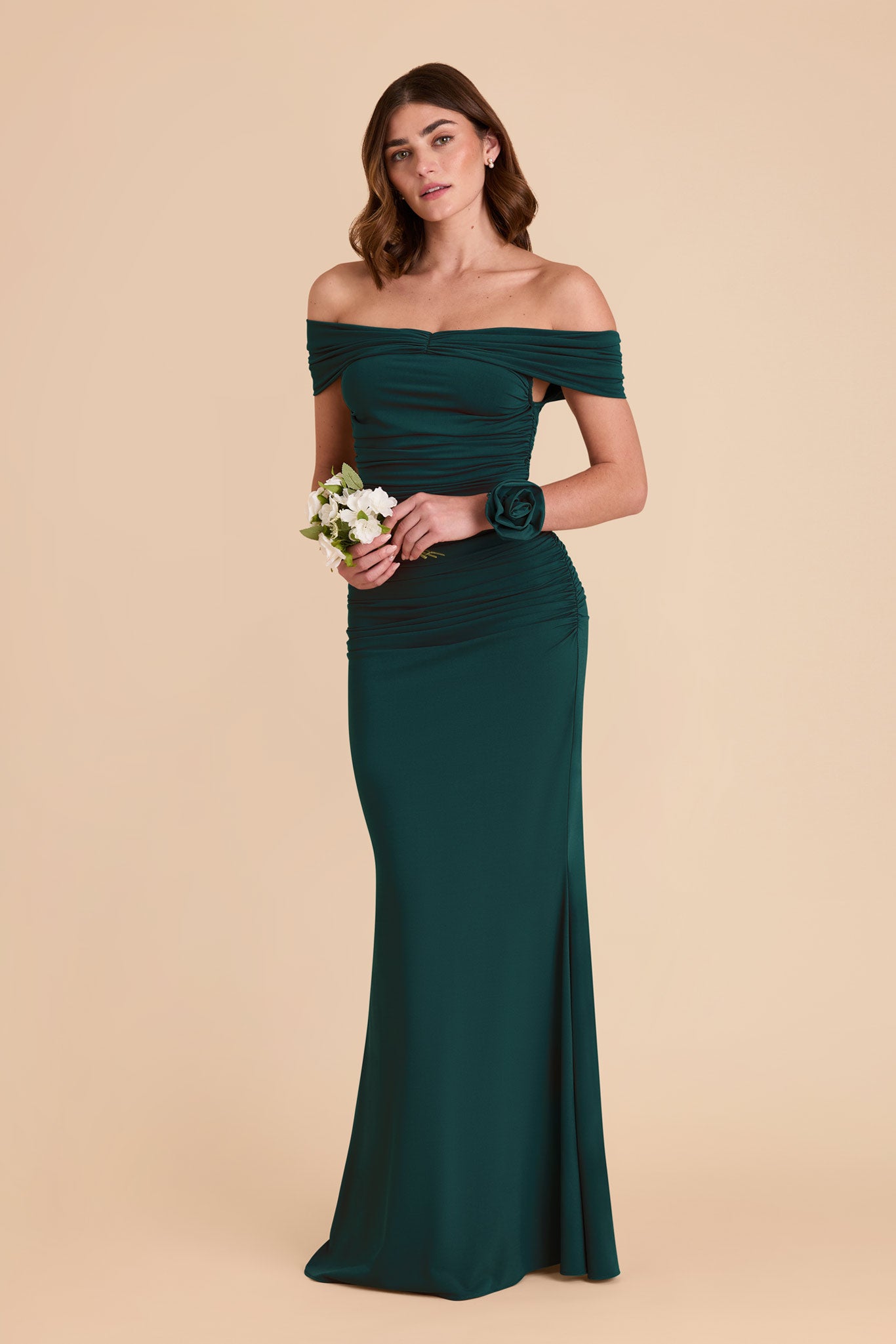 Emerald Denise Luxe Knit Dress by Birdy Grey