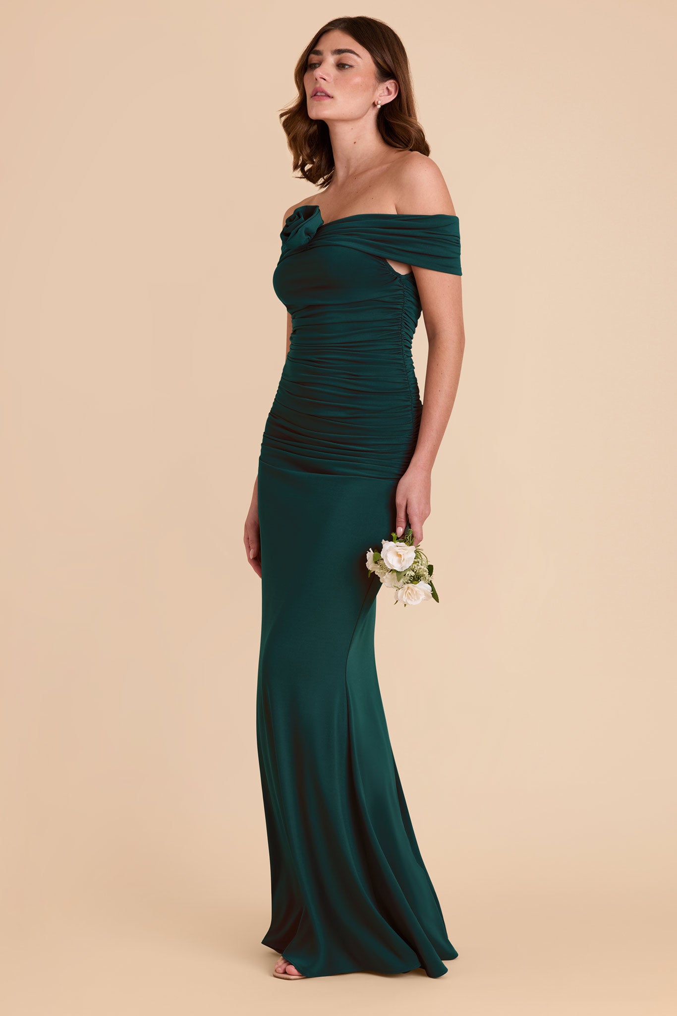 Emerald Denise Luxe Knit Dress by Birdy Grey