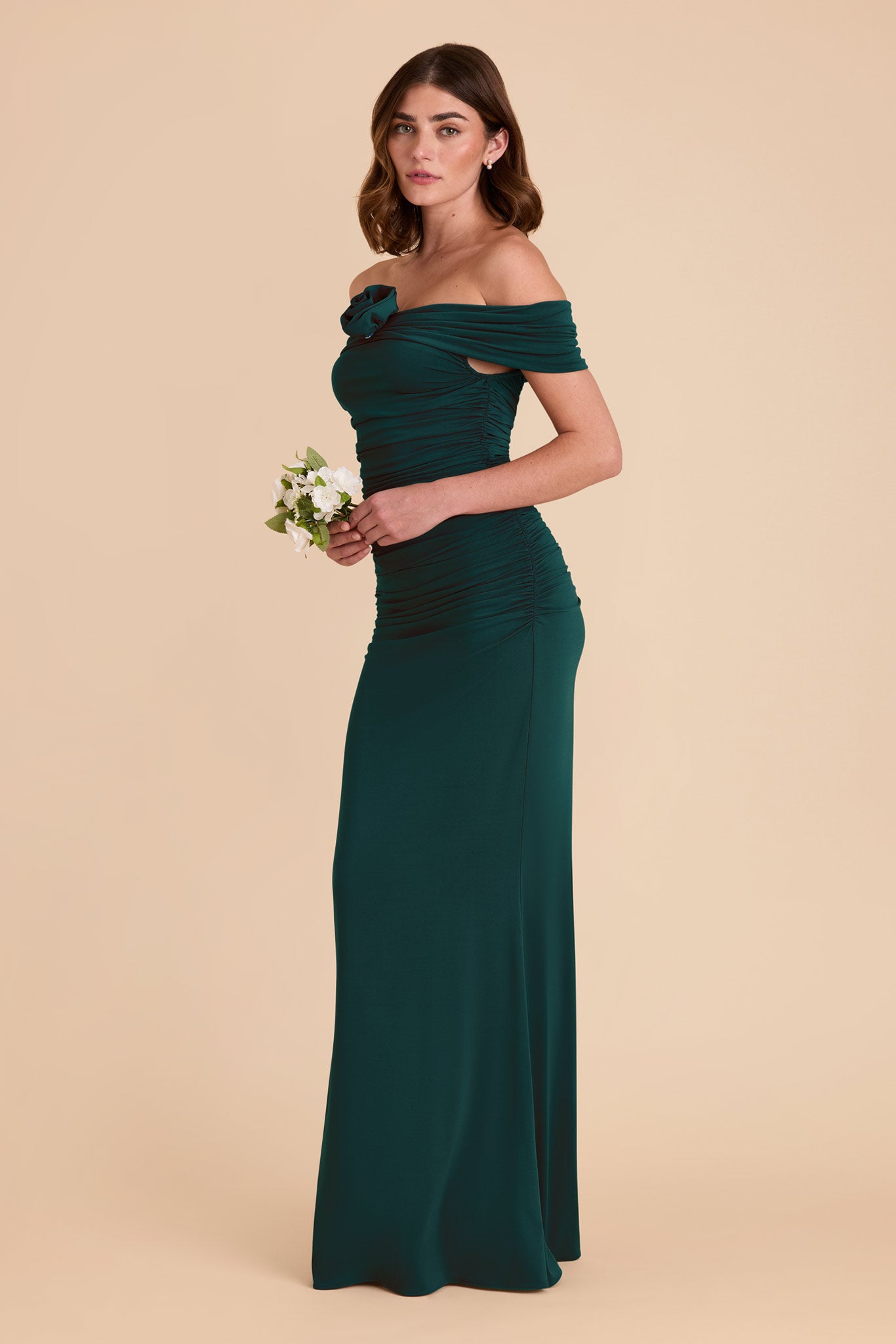 Emerald Denise Luxe Knit Dress by Birdy Grey