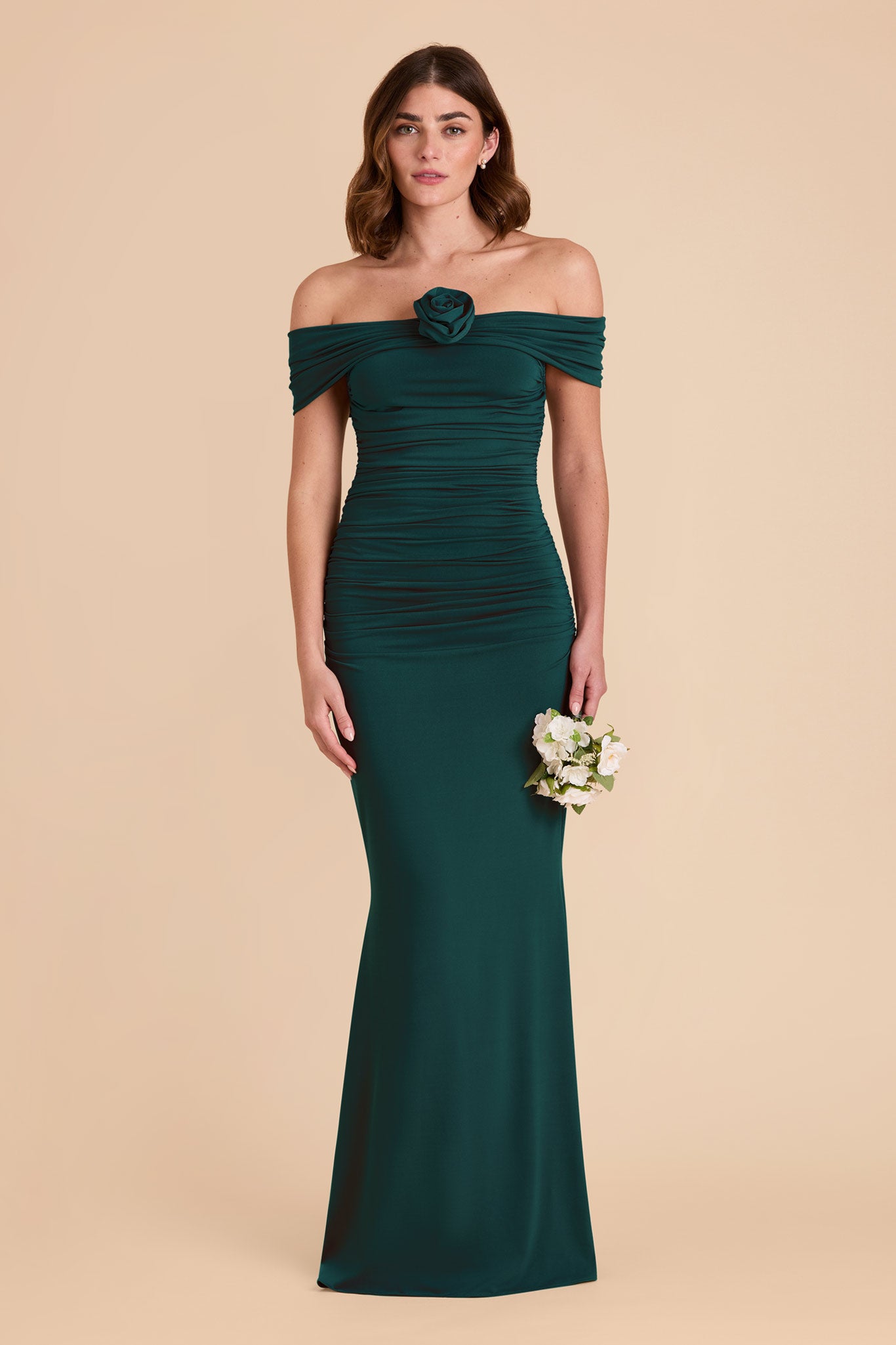 Emerald Denise Luxe Knit Dress by Birdy Grey