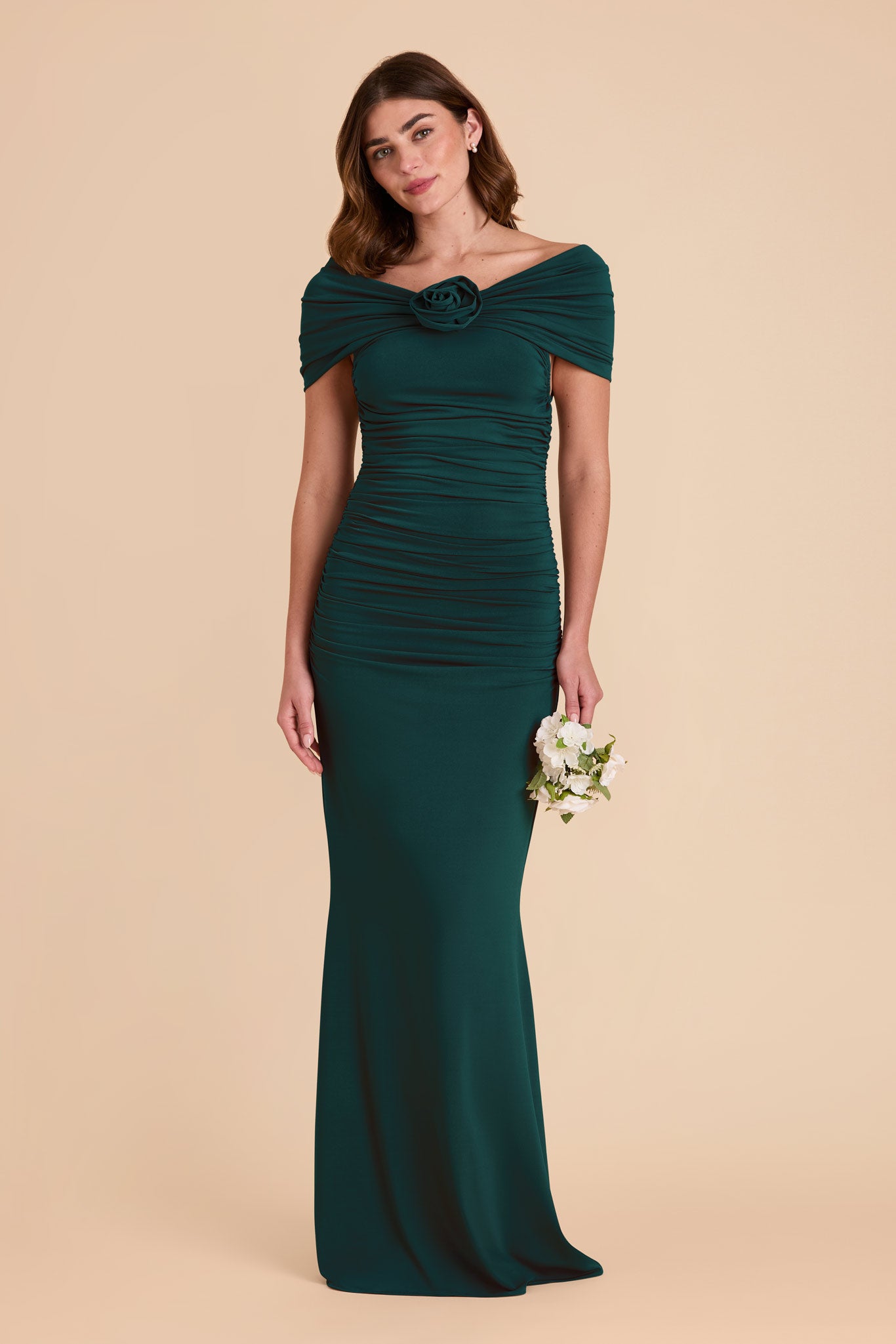 Emerald Denise Luxe Knit Dress by Birdy Grey