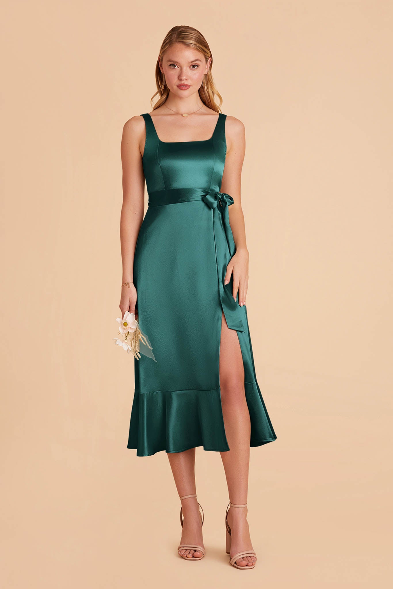 Emerald Asymmetrical Dress