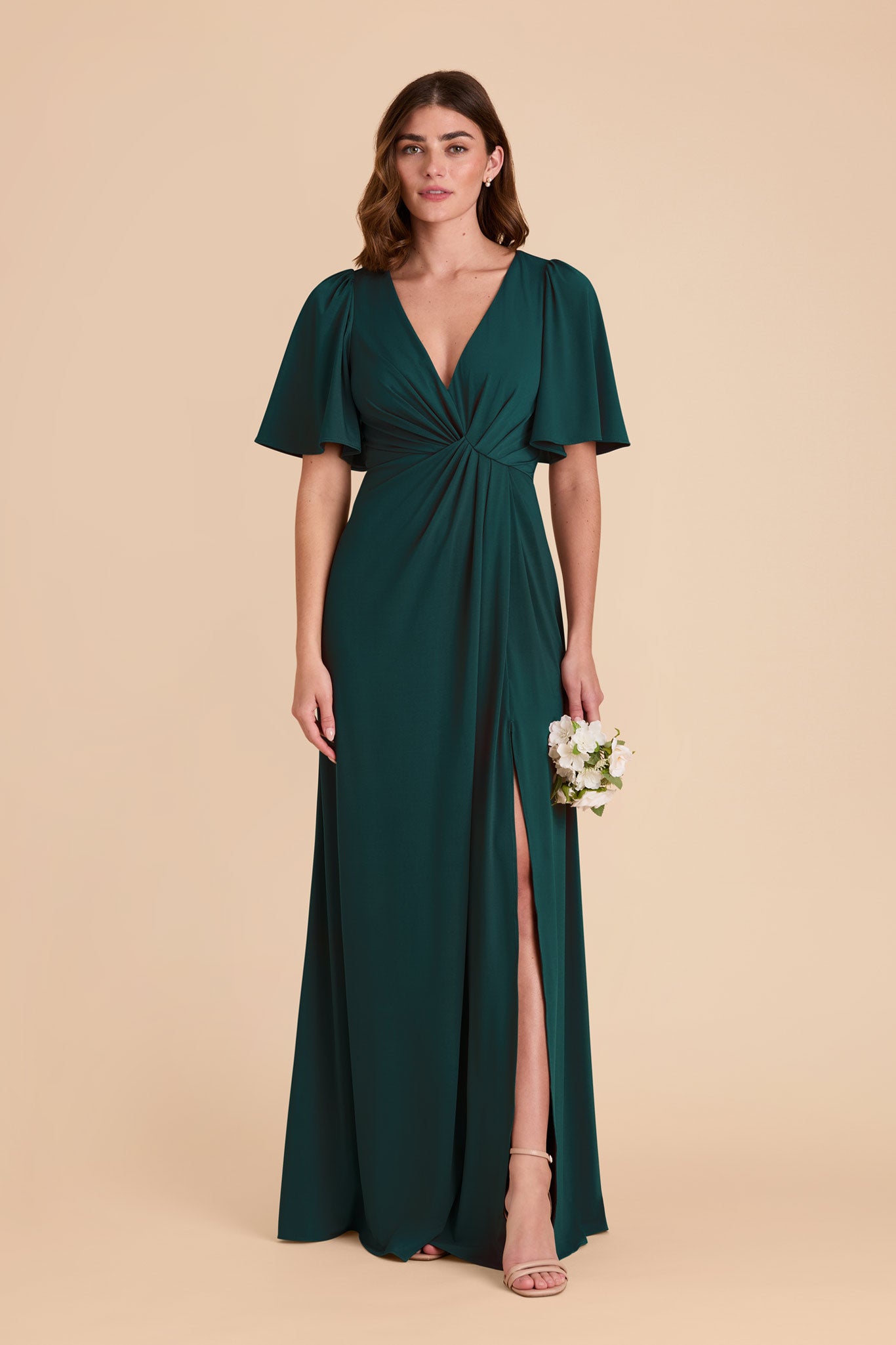 Emerald Fatima Luxe Knit Dress by Birdy Grey