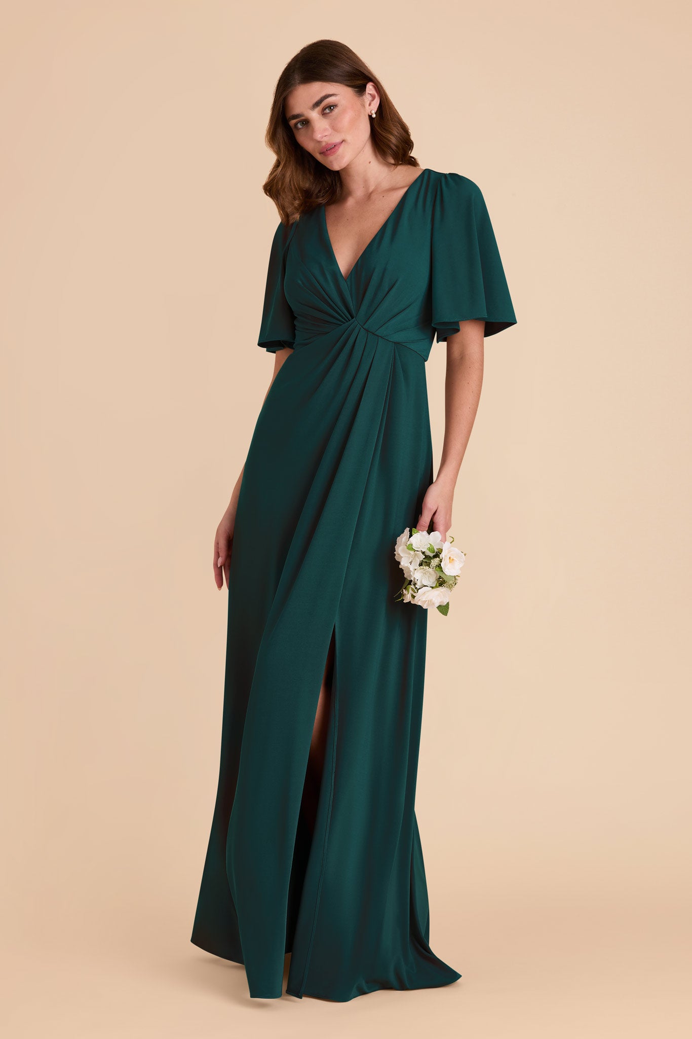 Emerald Fatima Luxe Knit Dress by Birdy Grey