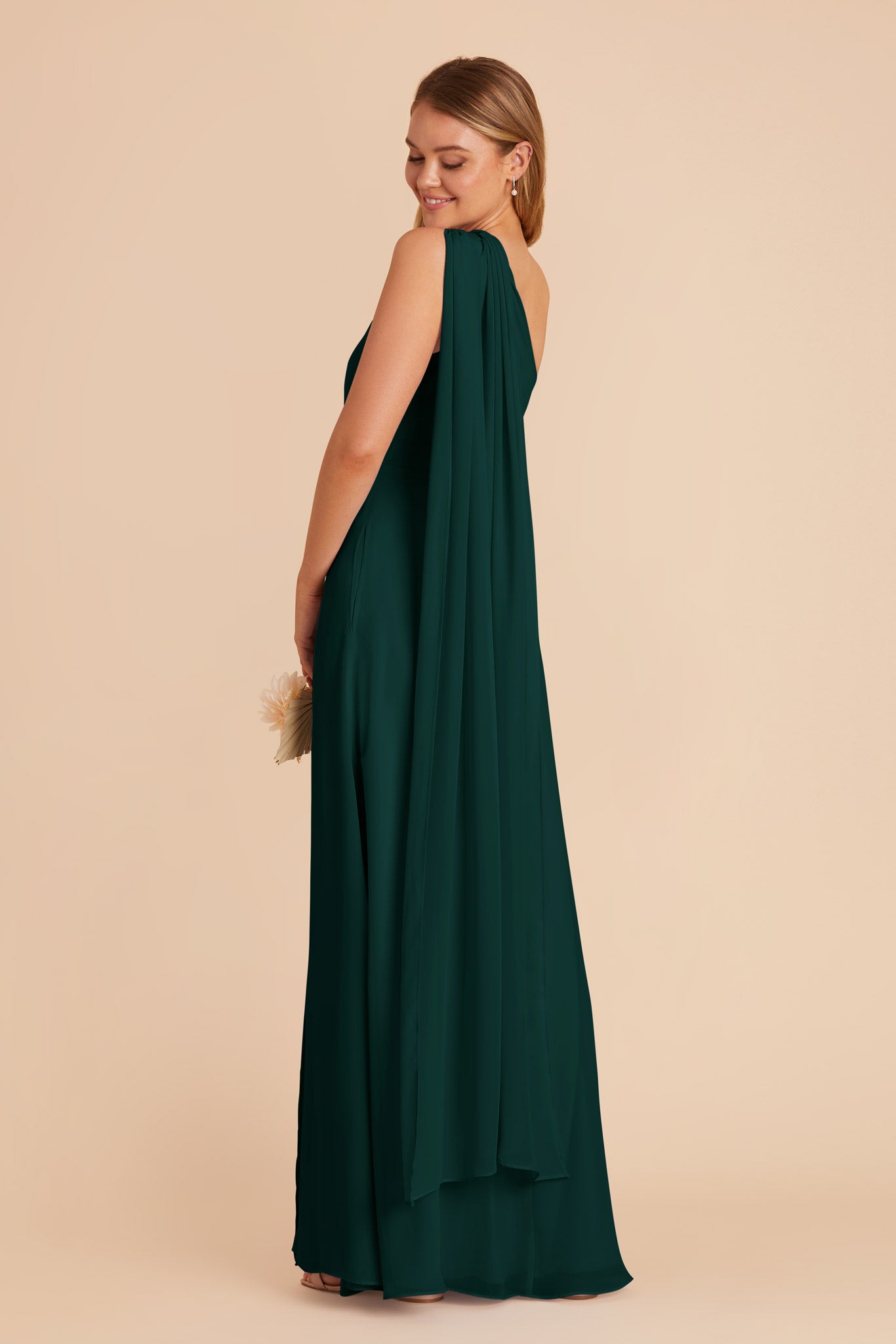 Emerald Melissa Chiffon Dress by Birdy Grey